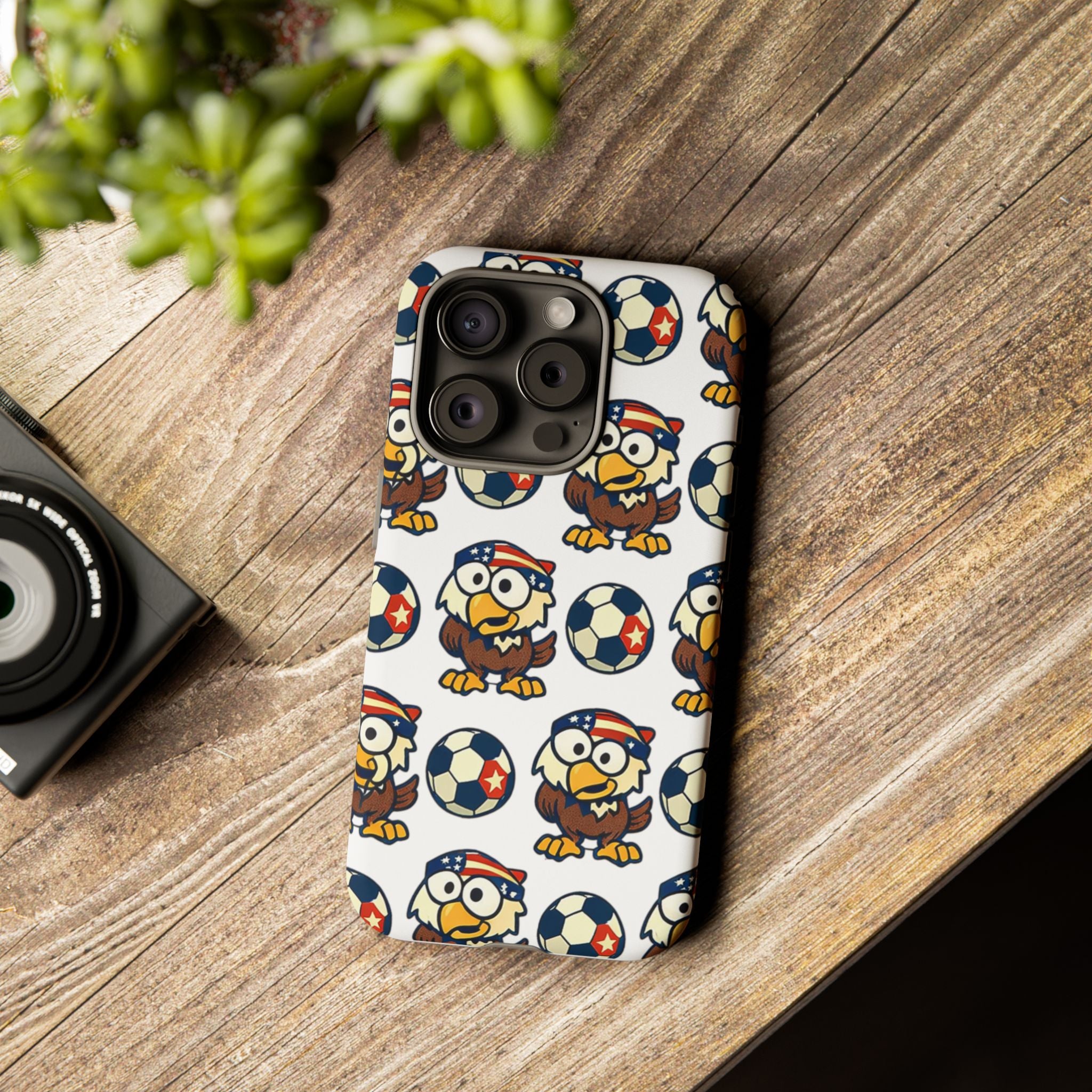 Eagle Soccer Pattern Phone Case