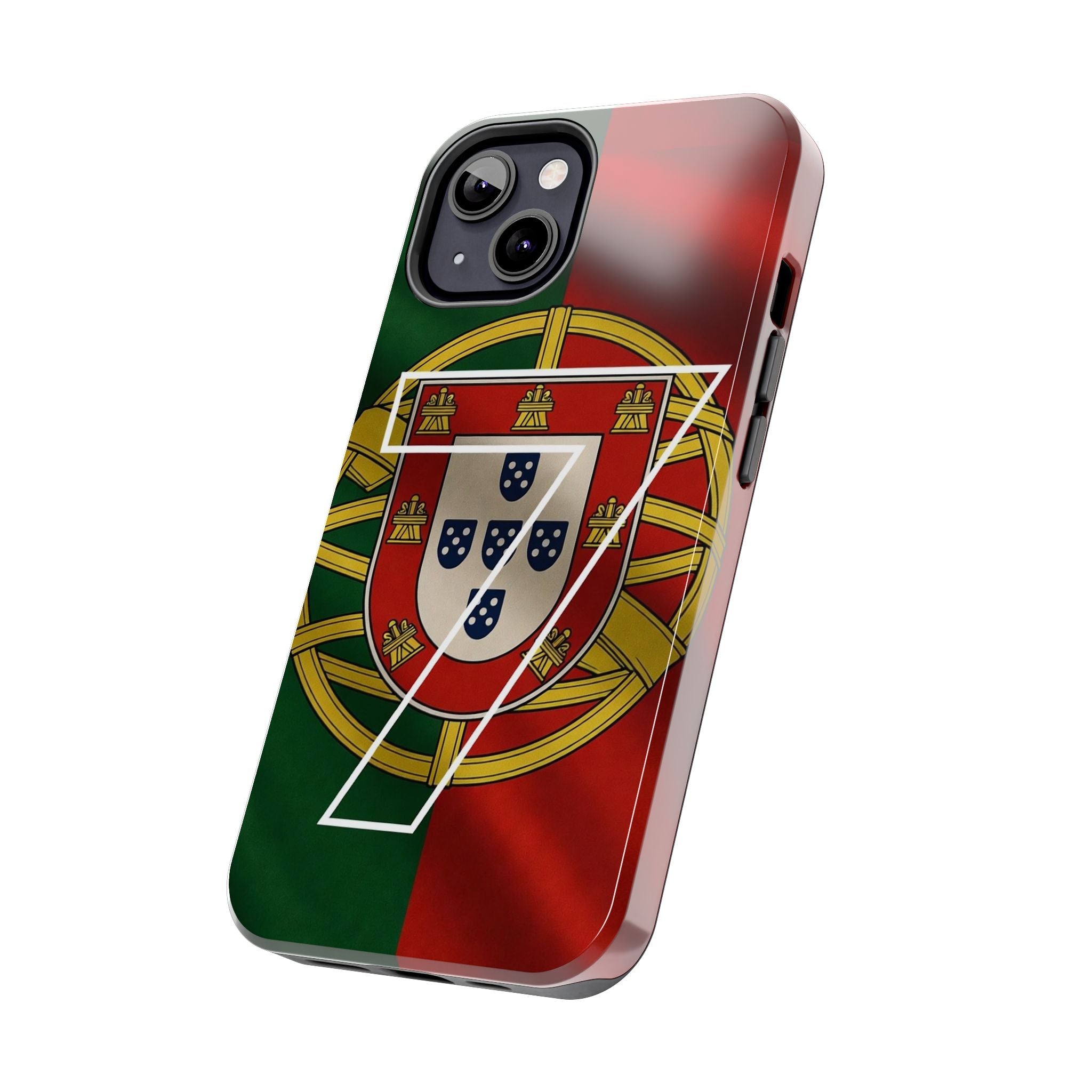 Portugal Flag Number 7 Phone Case