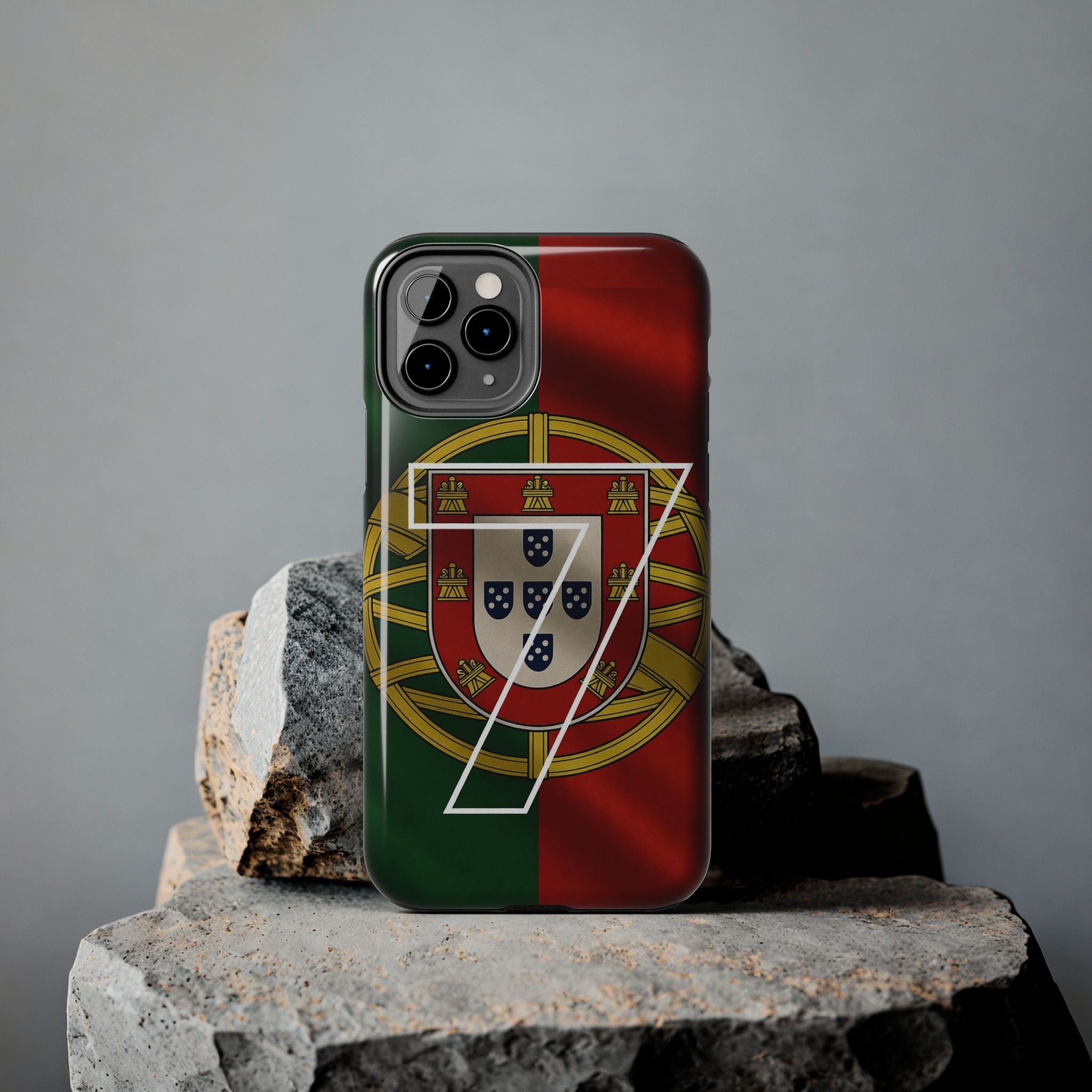 Portugal Flag Number 7 Phone Case