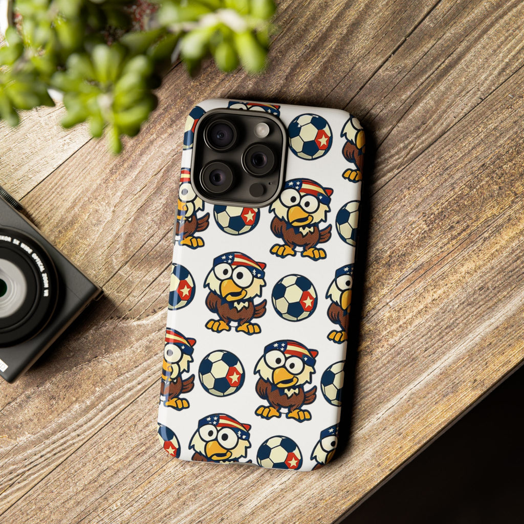 Eagle Soccer Pattern Phone Case