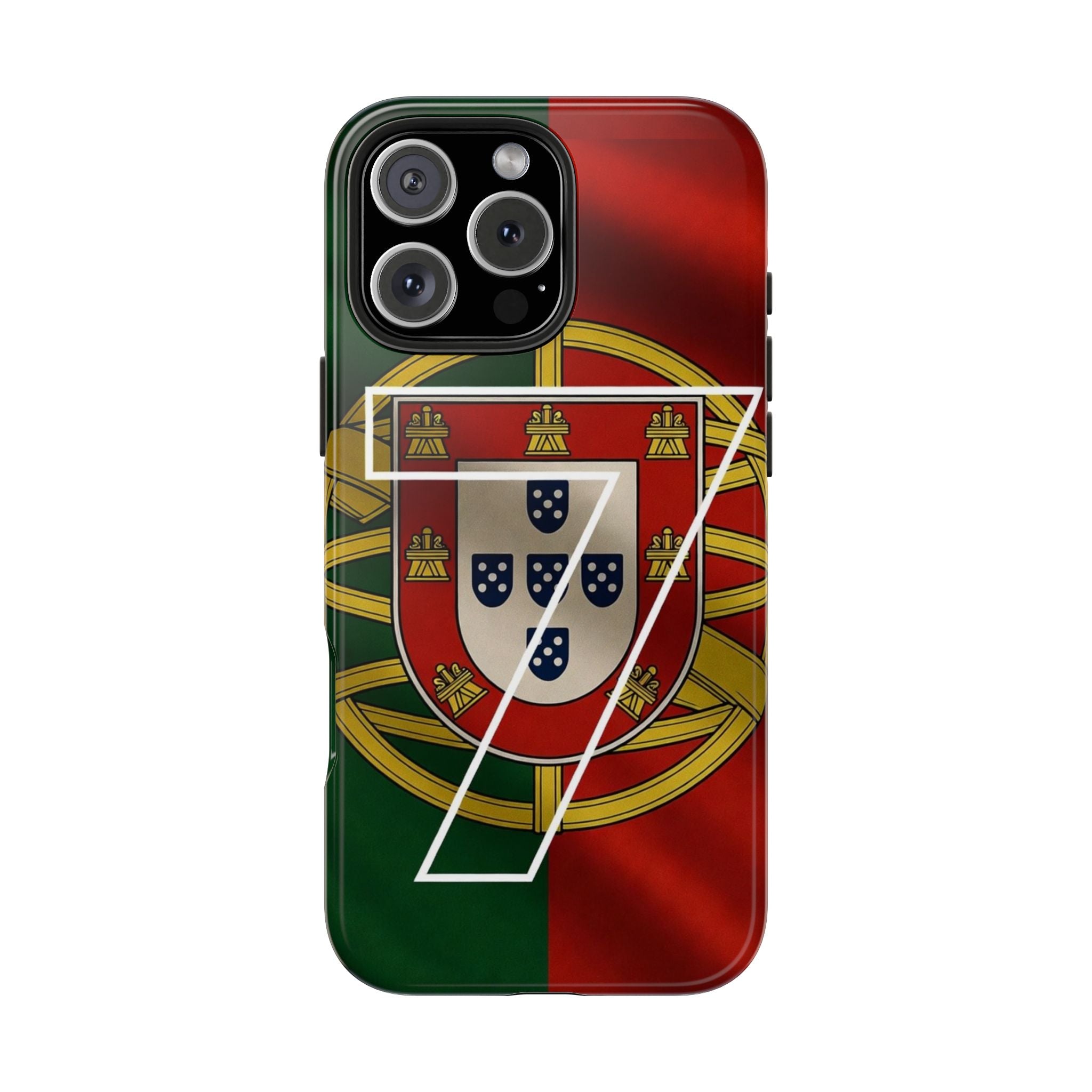 Portugal Flag Number 7 Phone Case