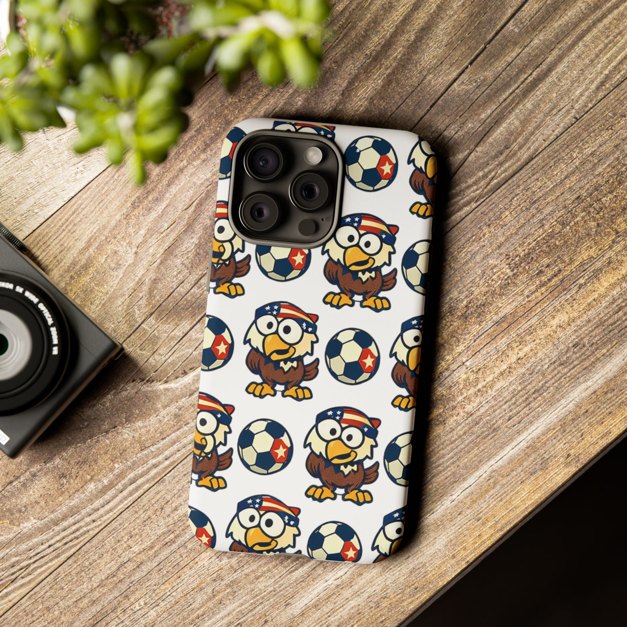 Eagle Soccer Pattern Phone Case