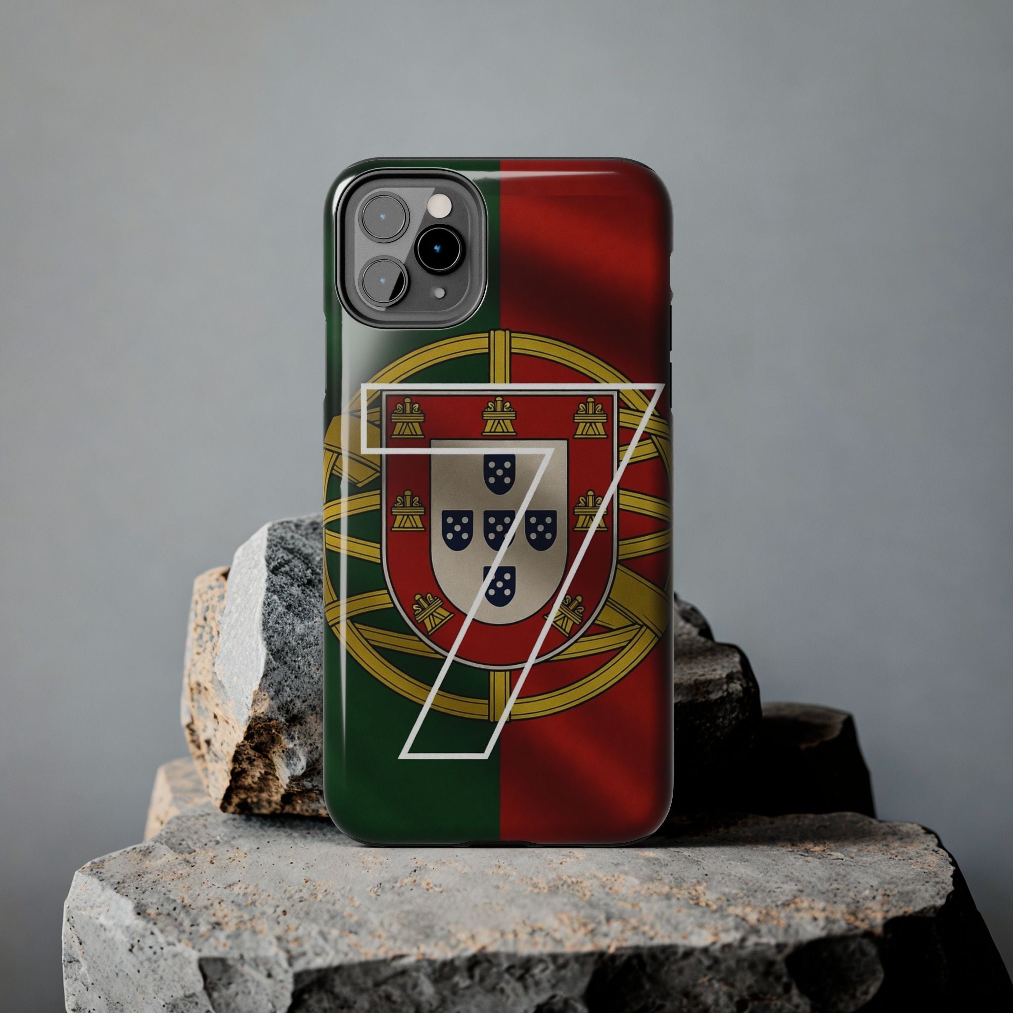 Portugal Flag Number 7 Phone Case