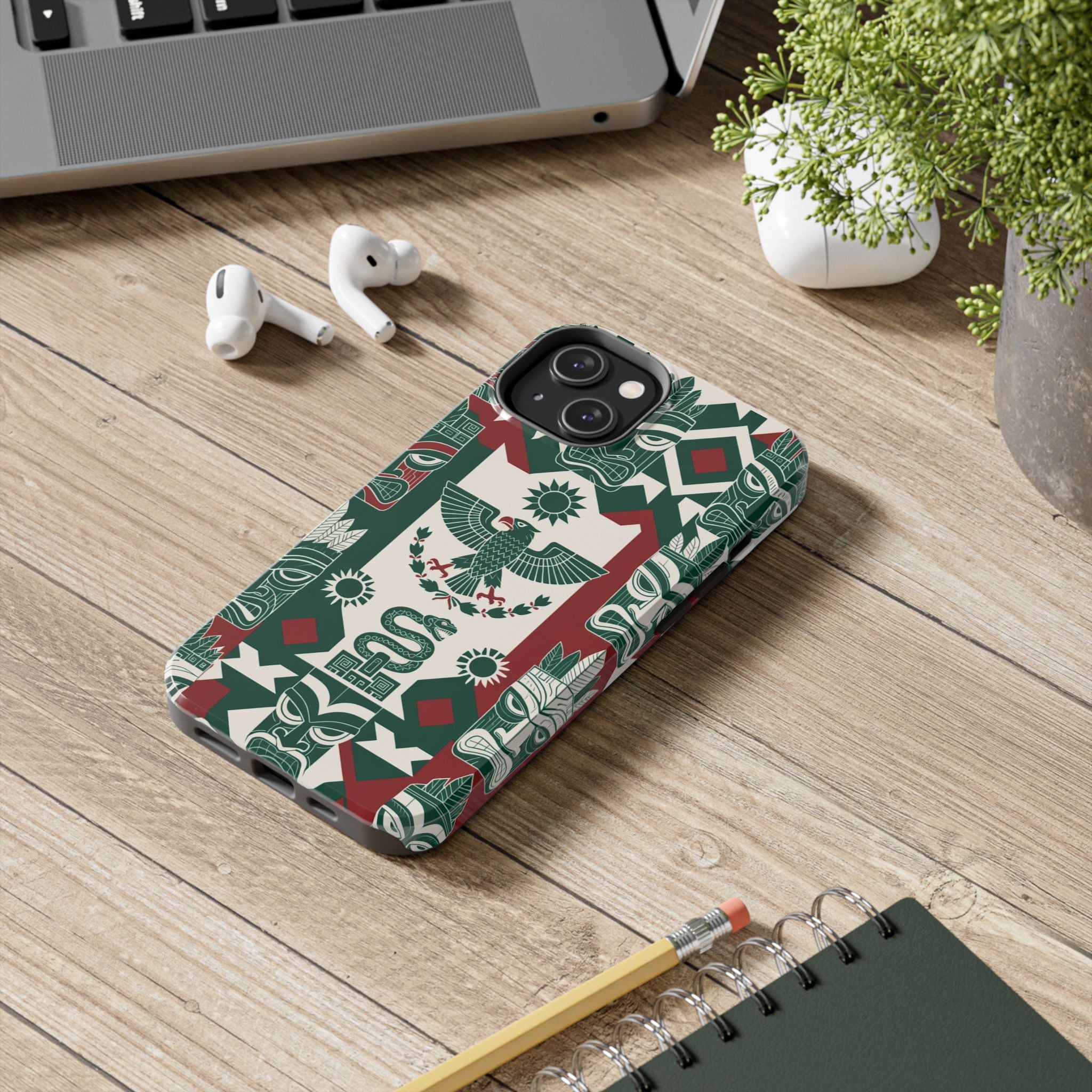 Aztec Eagle & Serpent  Phone Case