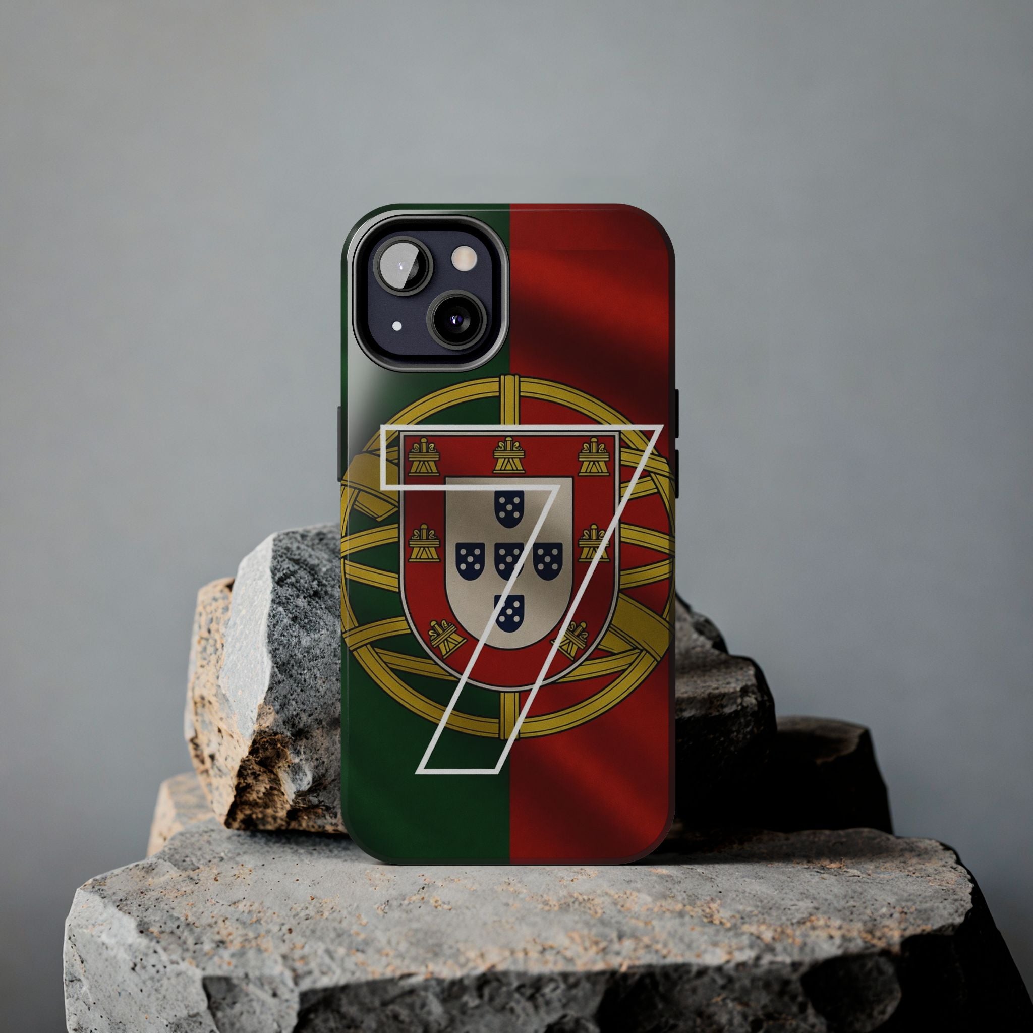 Portugal Flag Number 7 Phone Case