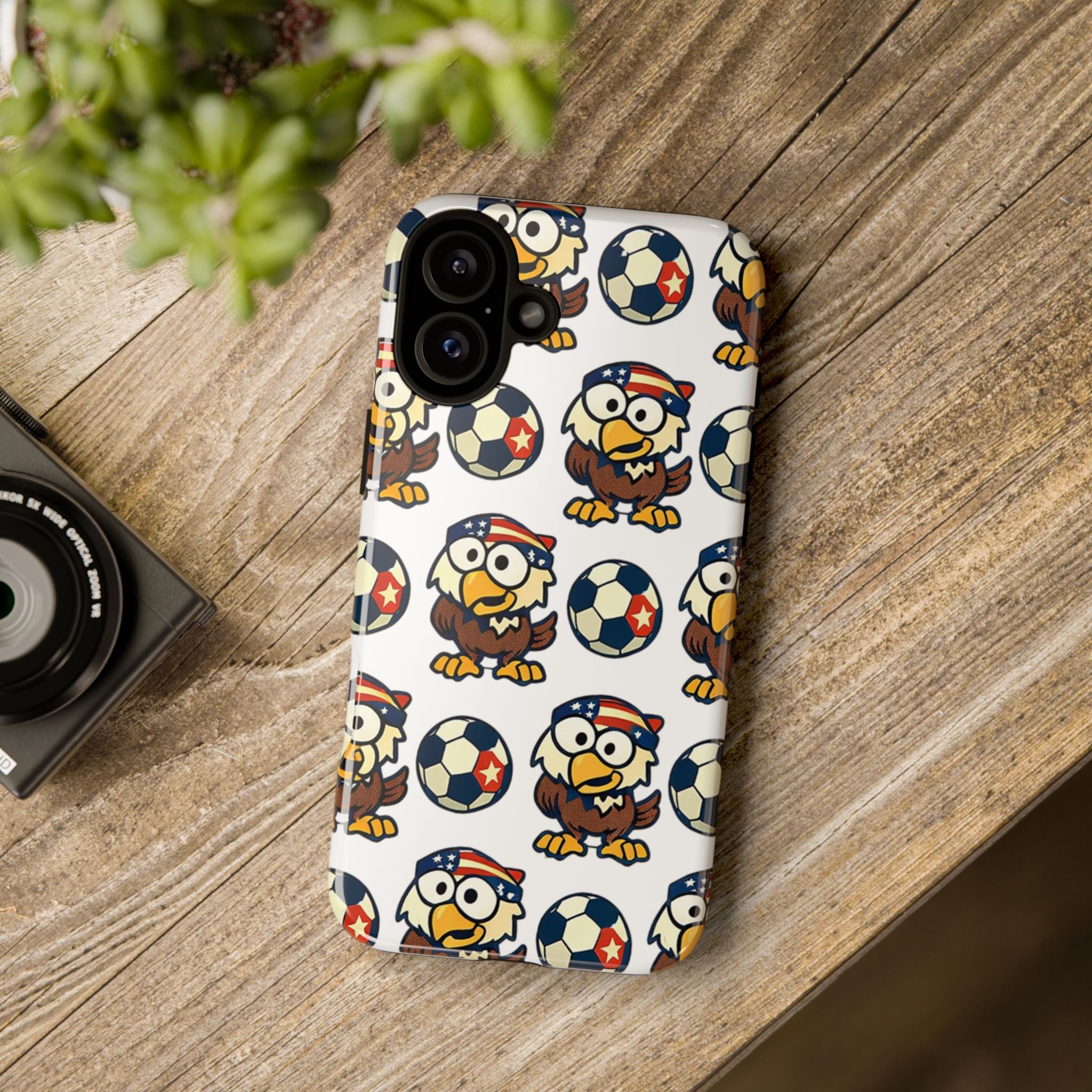 Eagle Soccer Pattern Phone Case