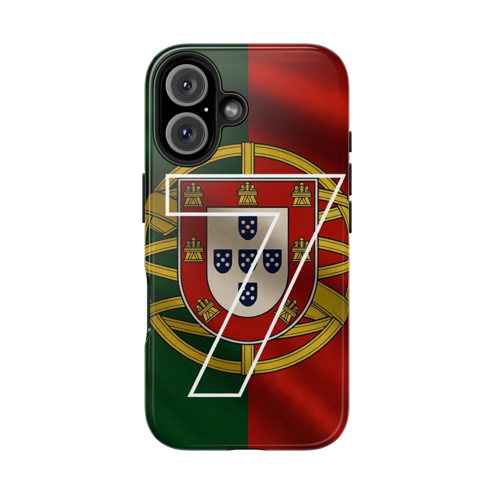 Portugal Flag Number 7 Phone Case