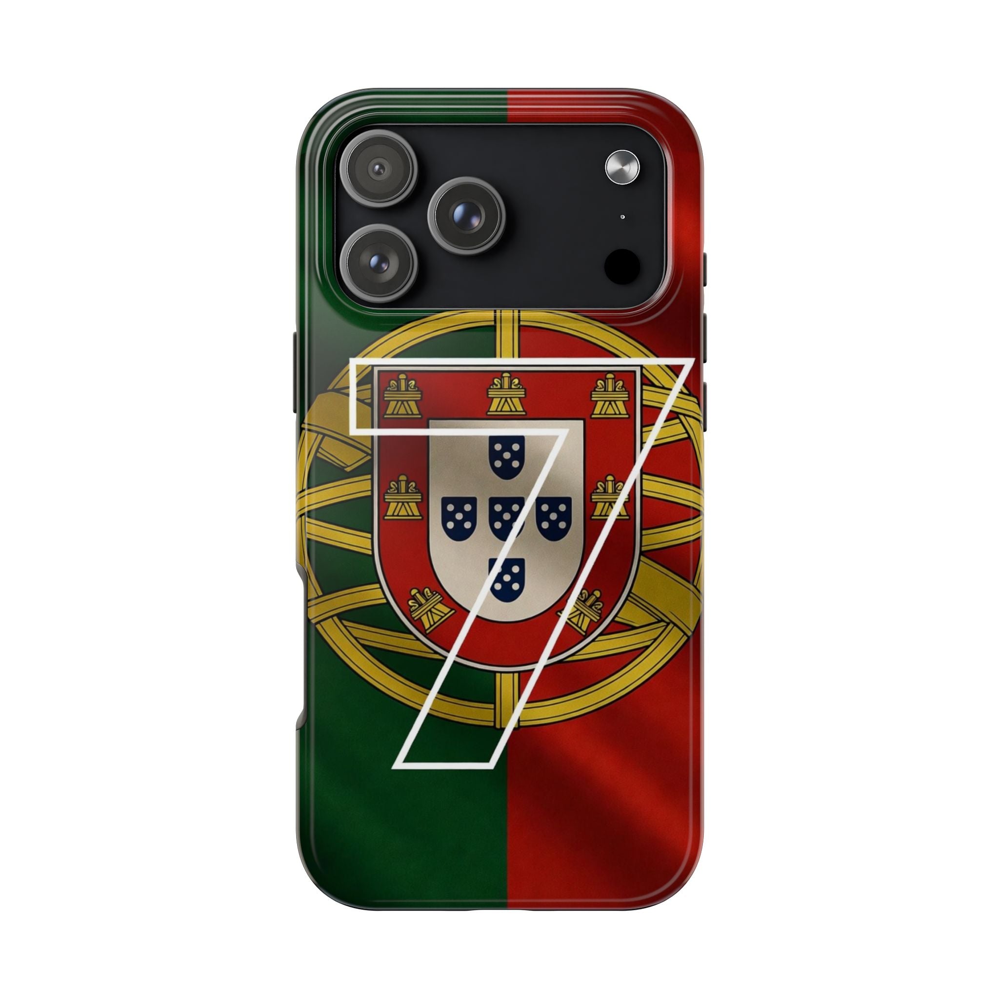 Portugal Flag Number 7 Phone Case