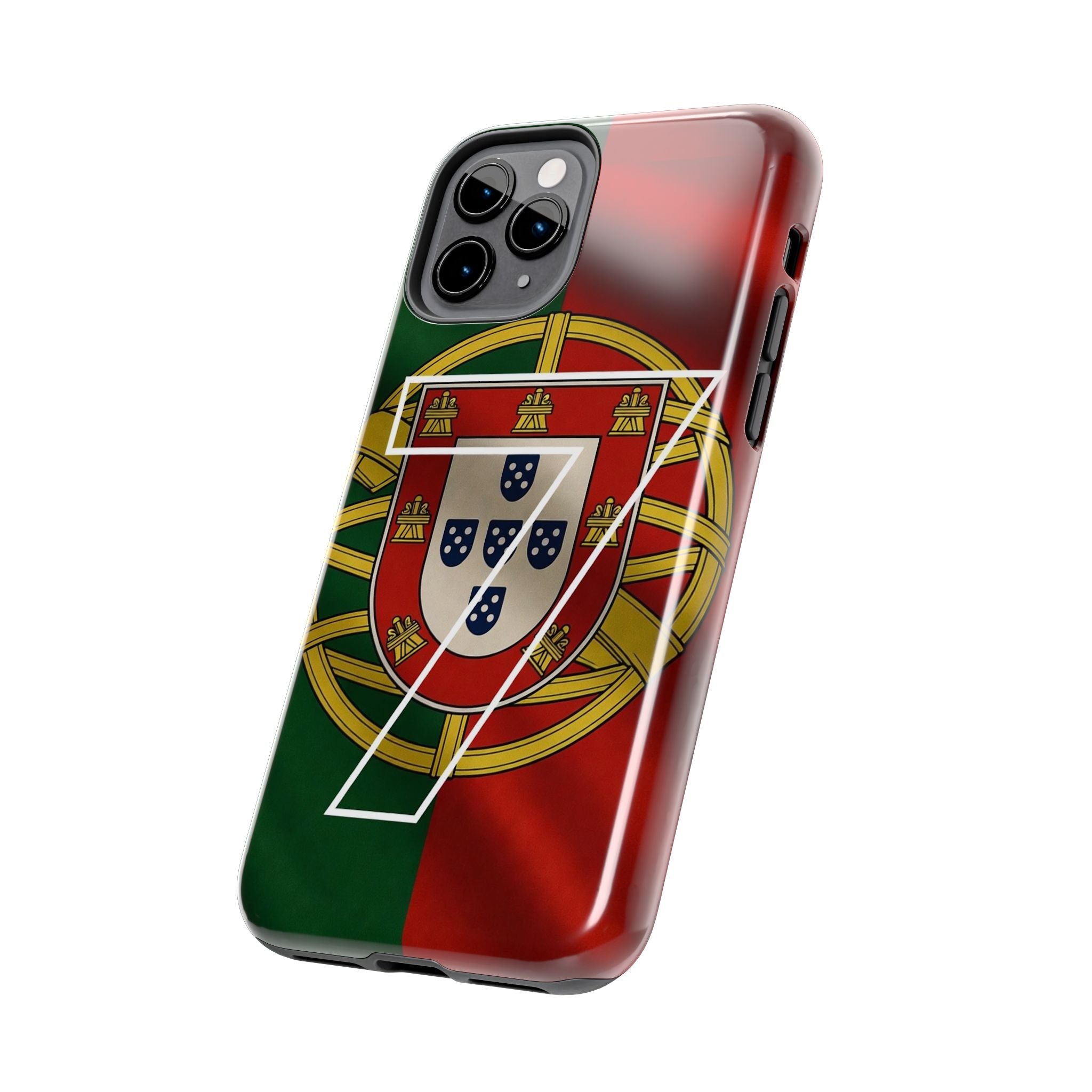 Portugal Flag Number 7 Phone Case