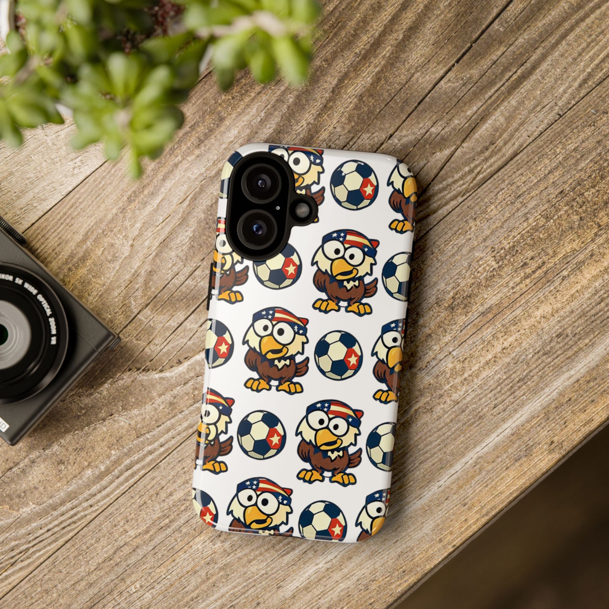 Eagle Soccer Pattern Phone Case