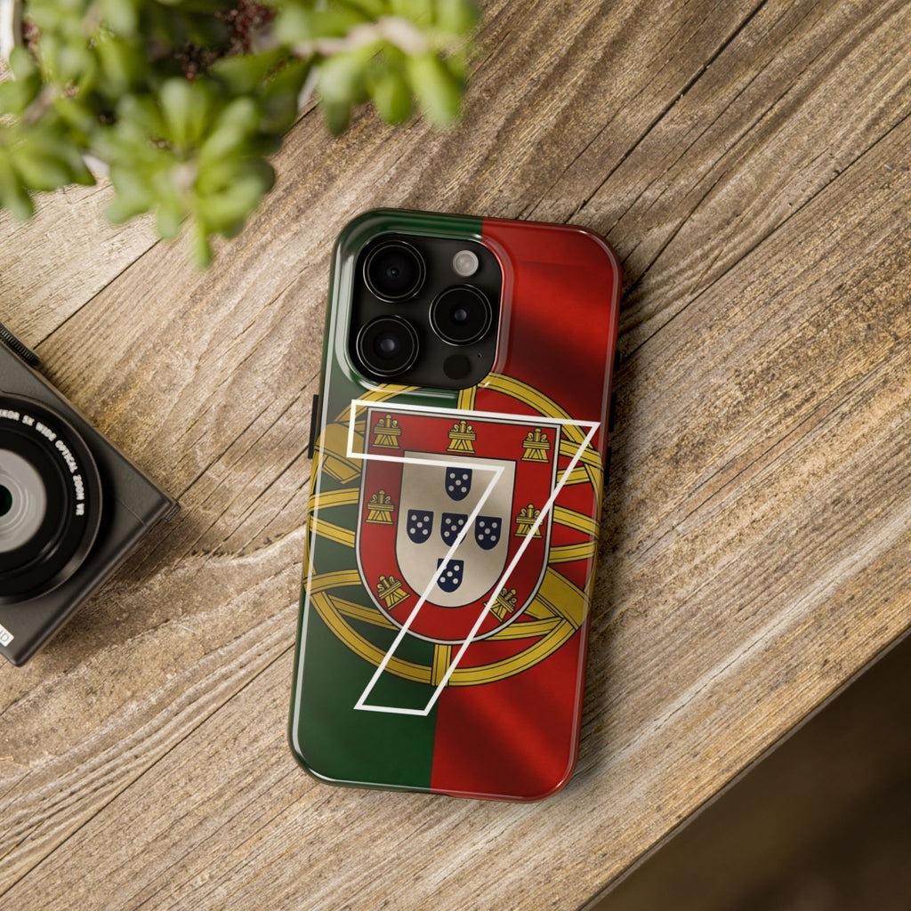 Portugal Flag Number 7 Phone Case