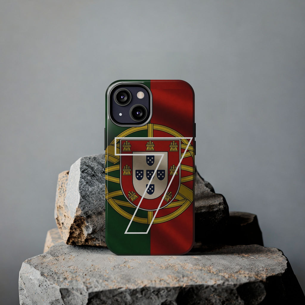 Portugal Flag Number 7 Phone Case