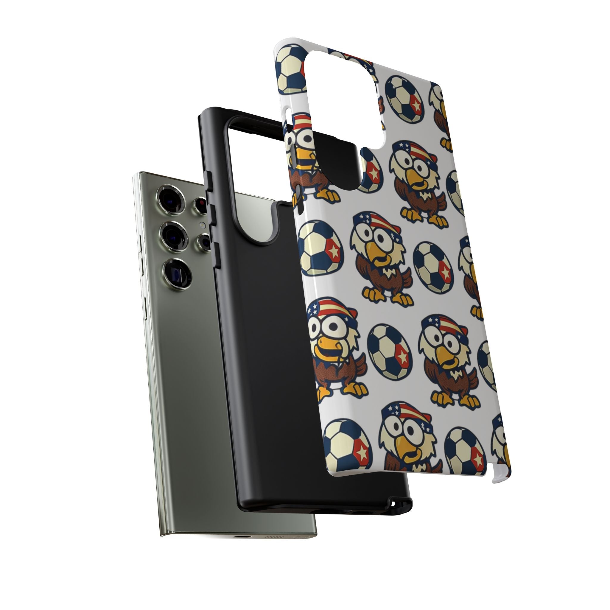 Eagle Soccer Pattern Phone Case