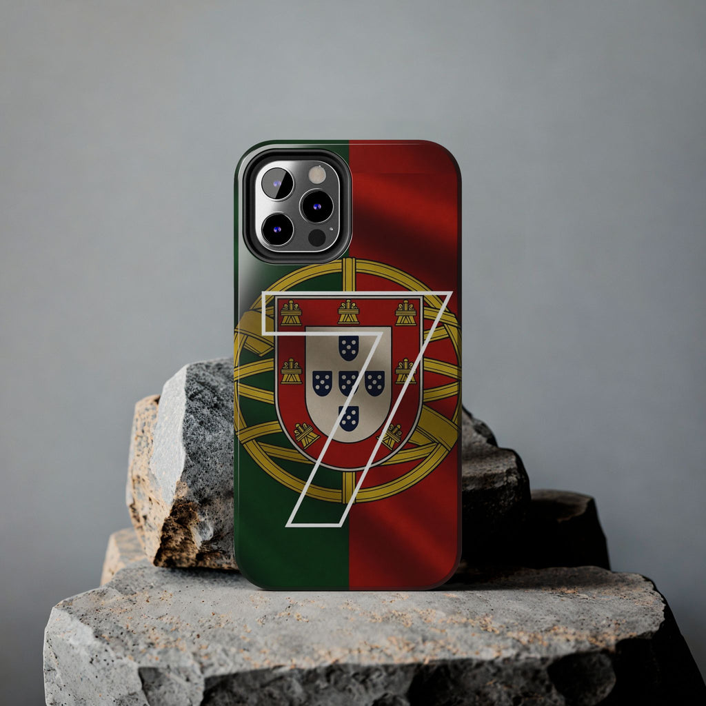 Portugal Flag Number 7 Phone Case
