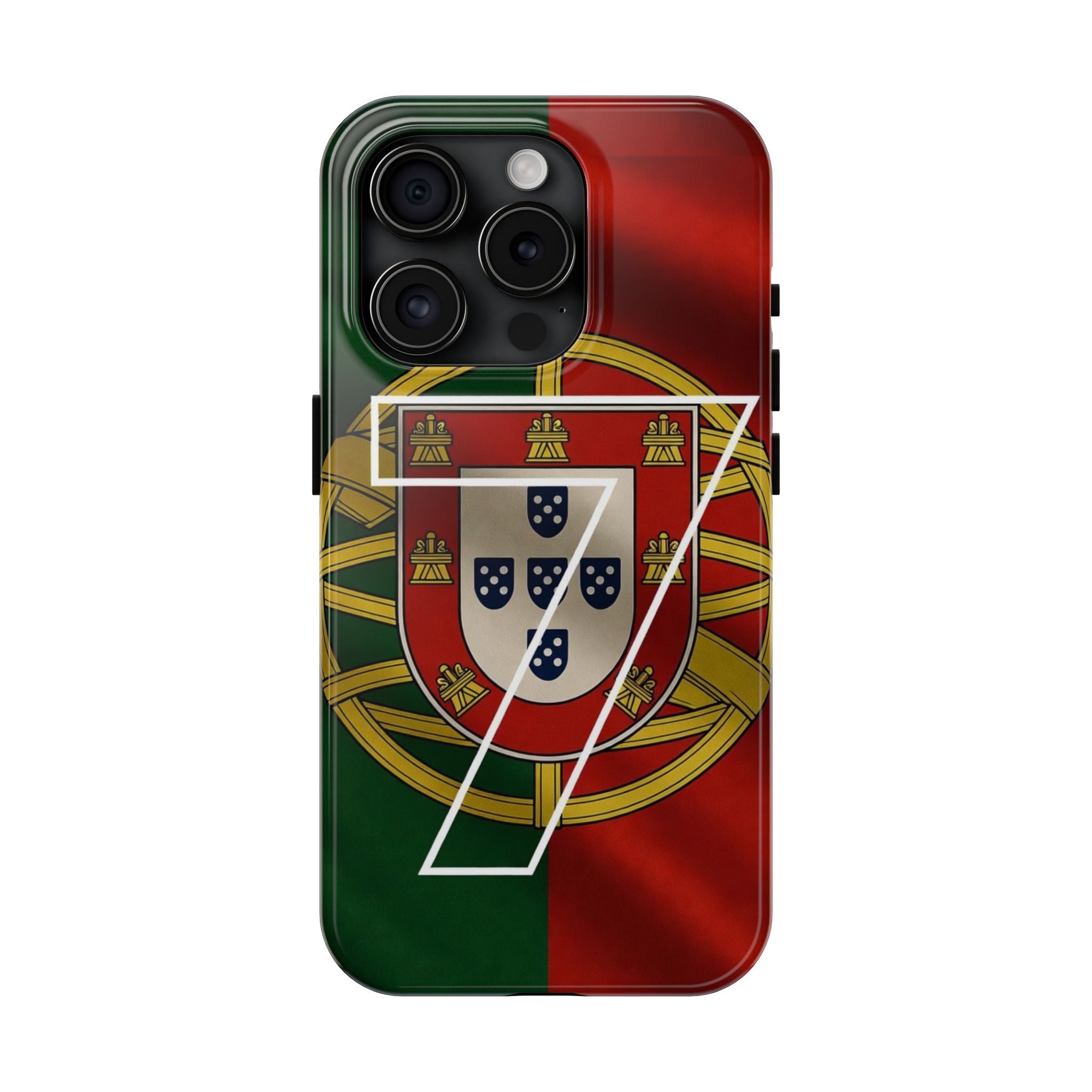 Portugal Flag Number 7 Phone Case
