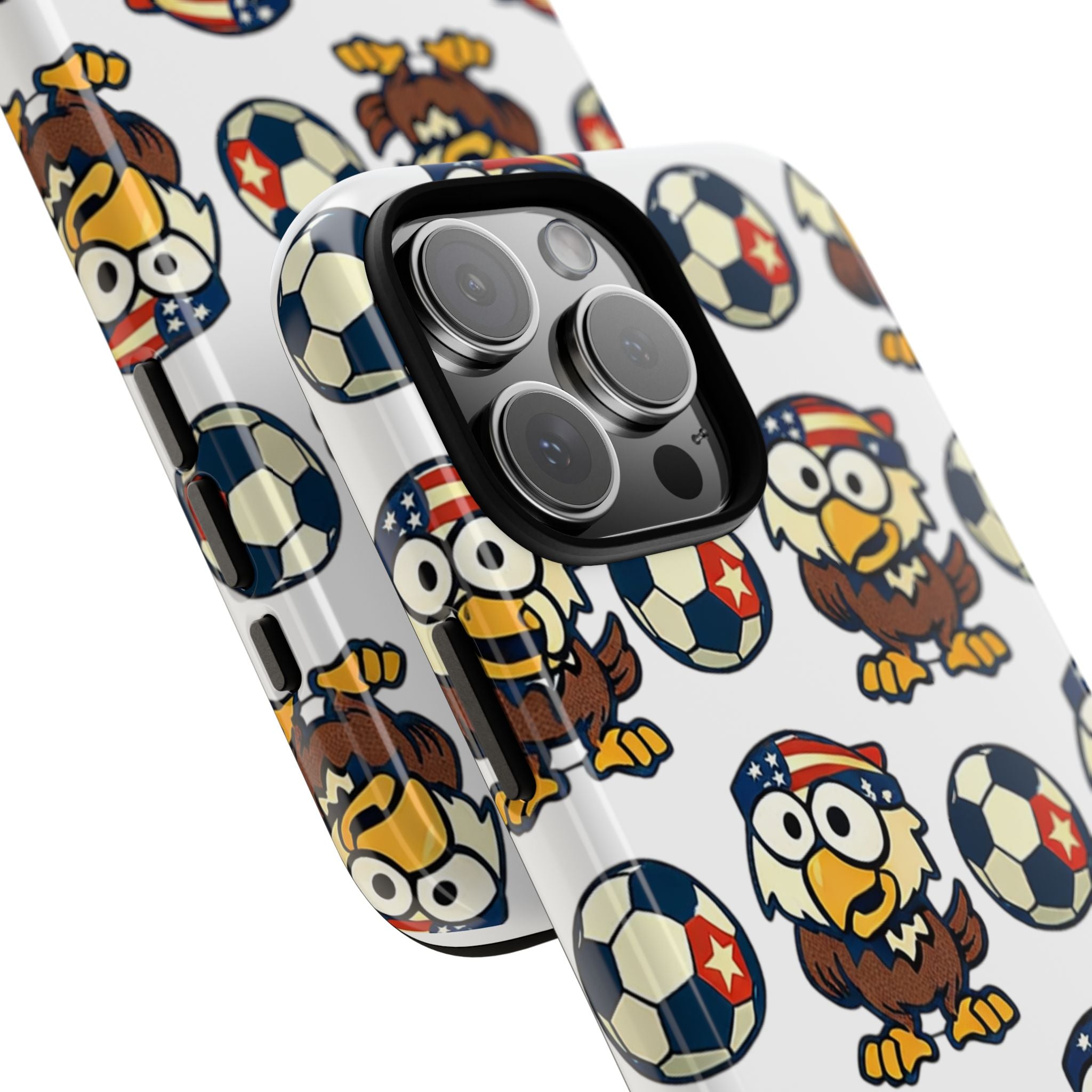 Eagle Soccer Pattern Phone Case
