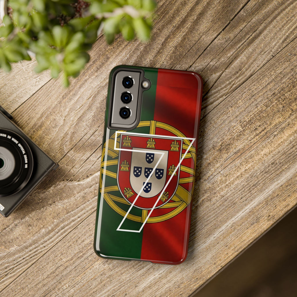 Portugal Flag Number 7 Phone Case