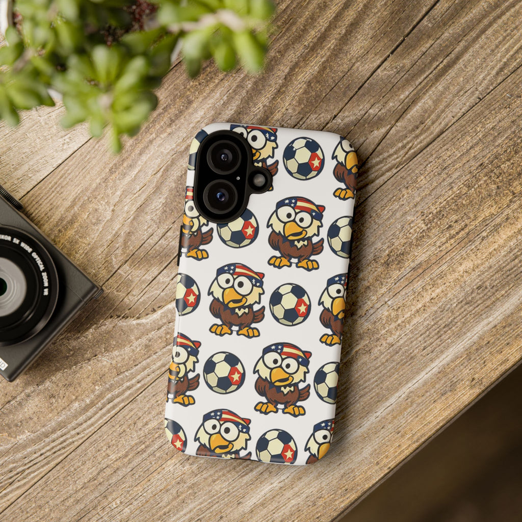 Eagle Soccer Pattern Phone Case