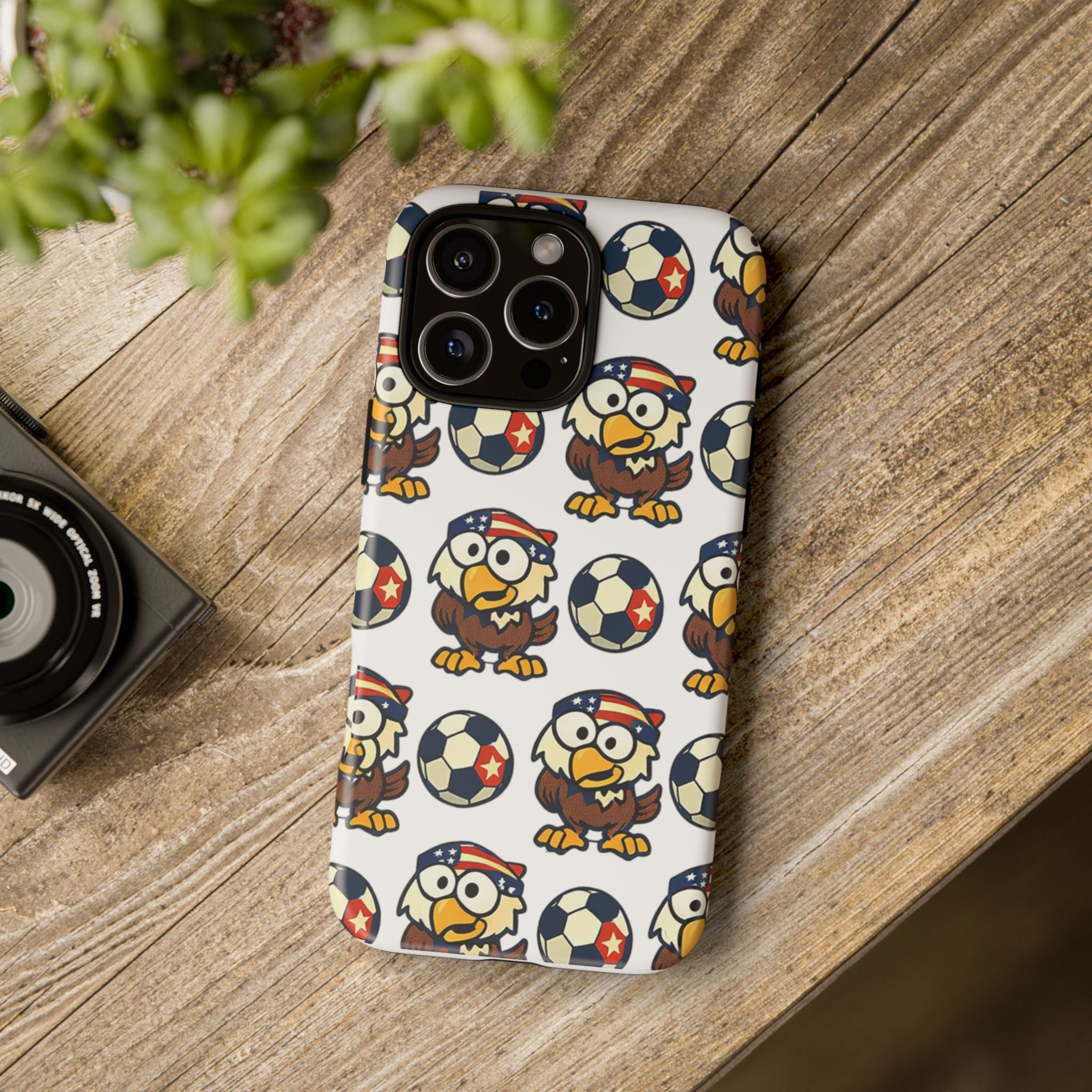 Eagle Soccer Pattern Phone Case