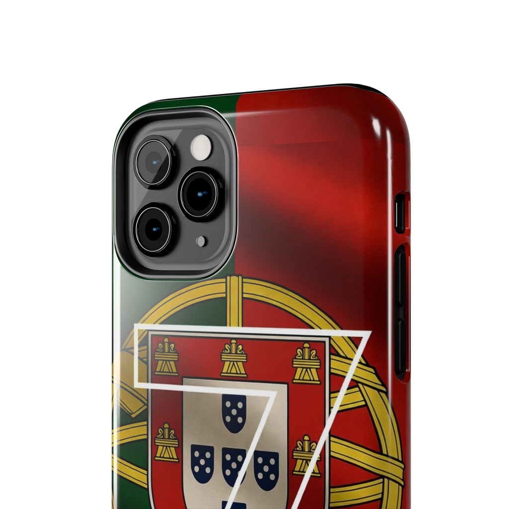 Portugal Flag Number 7 Phone Case