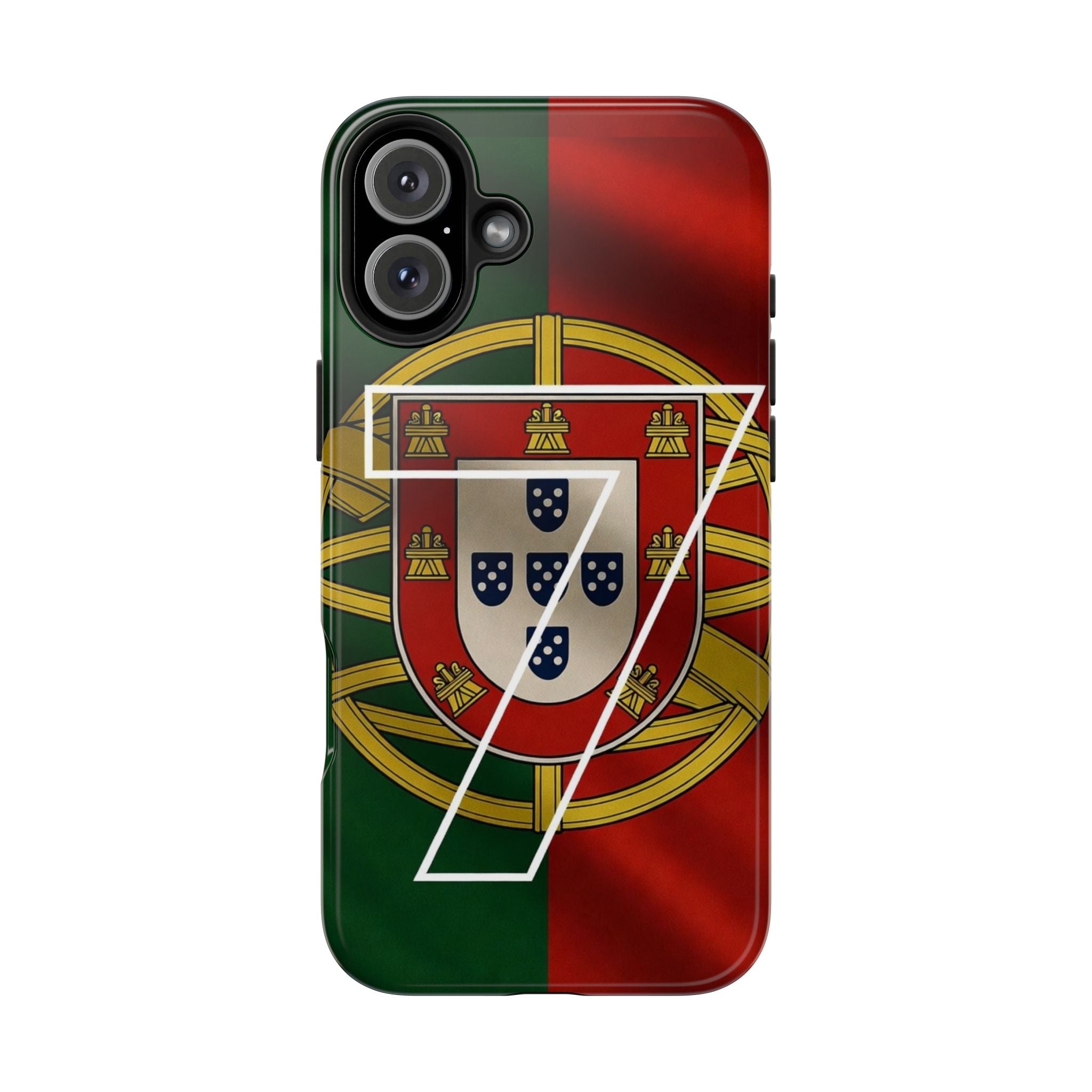 Portugal Flag Number 7 Phone Case