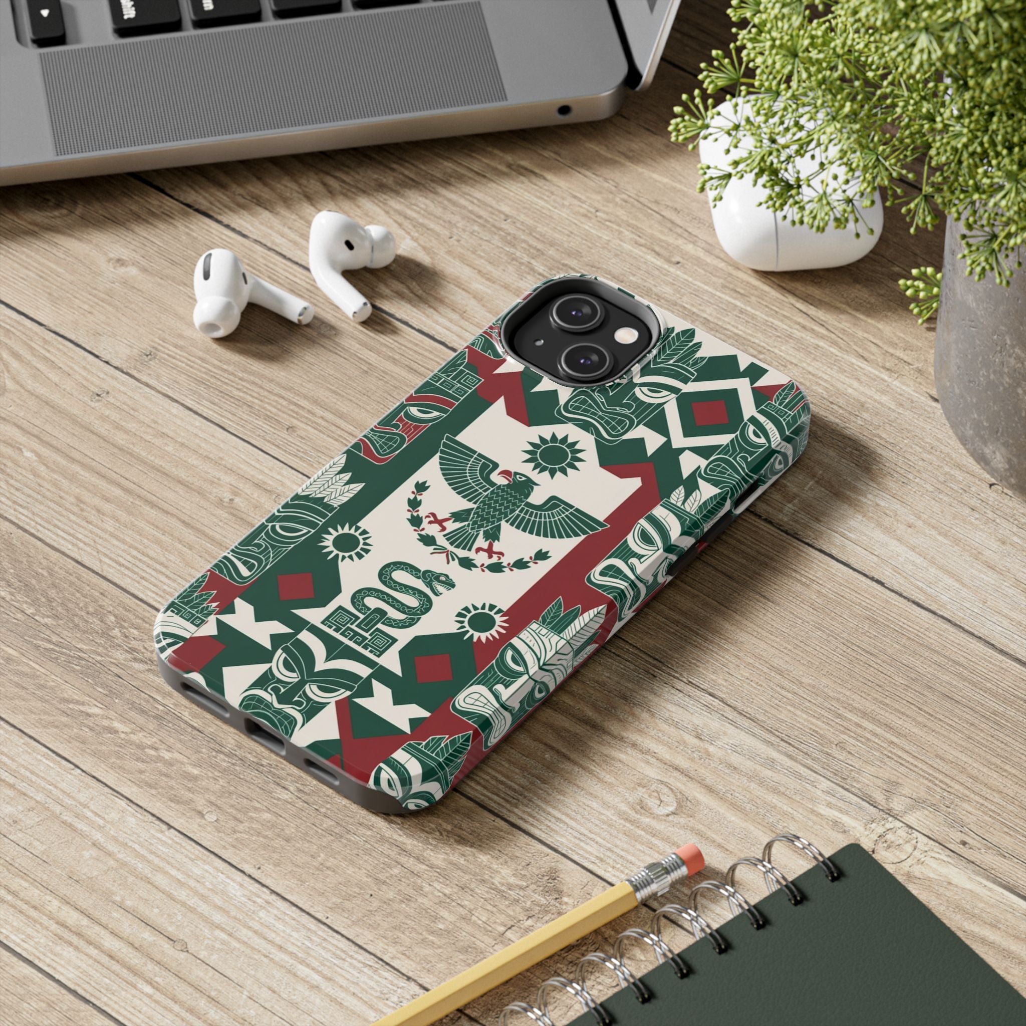 Aztec Eagle & Serpent  Phone Case