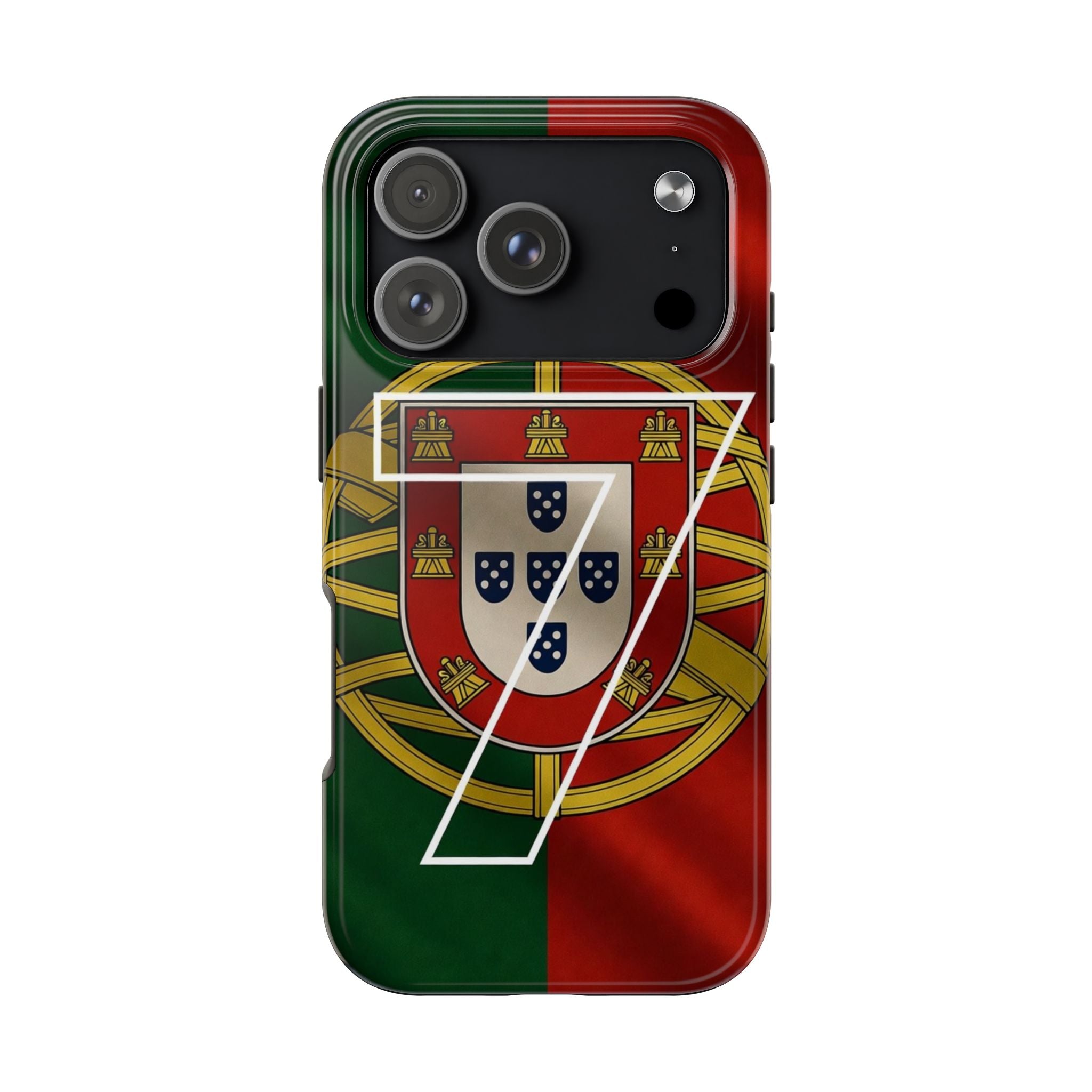 Portugal Flag Number 7 Phone Case