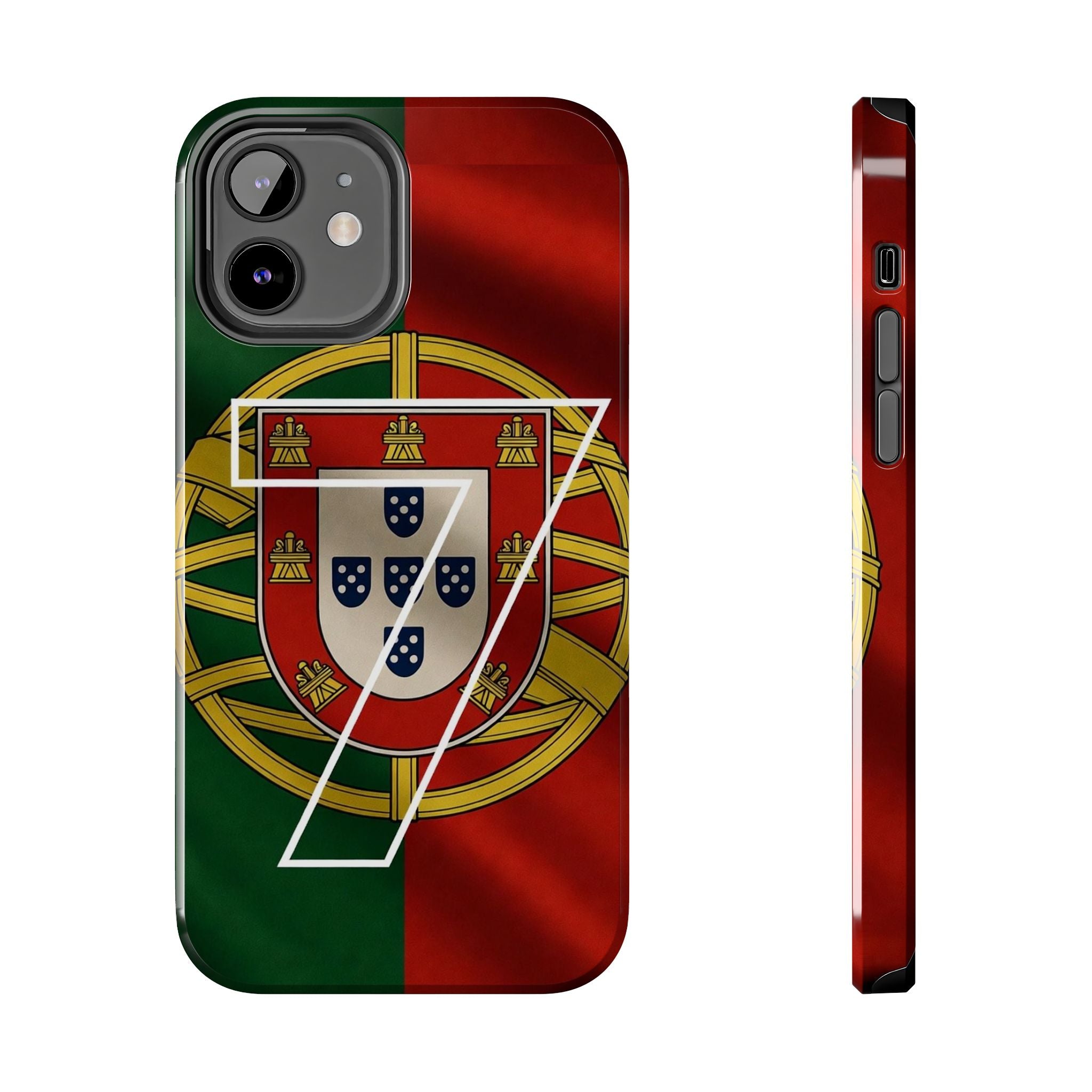 Portugal Flag Number 7 Phone Case
