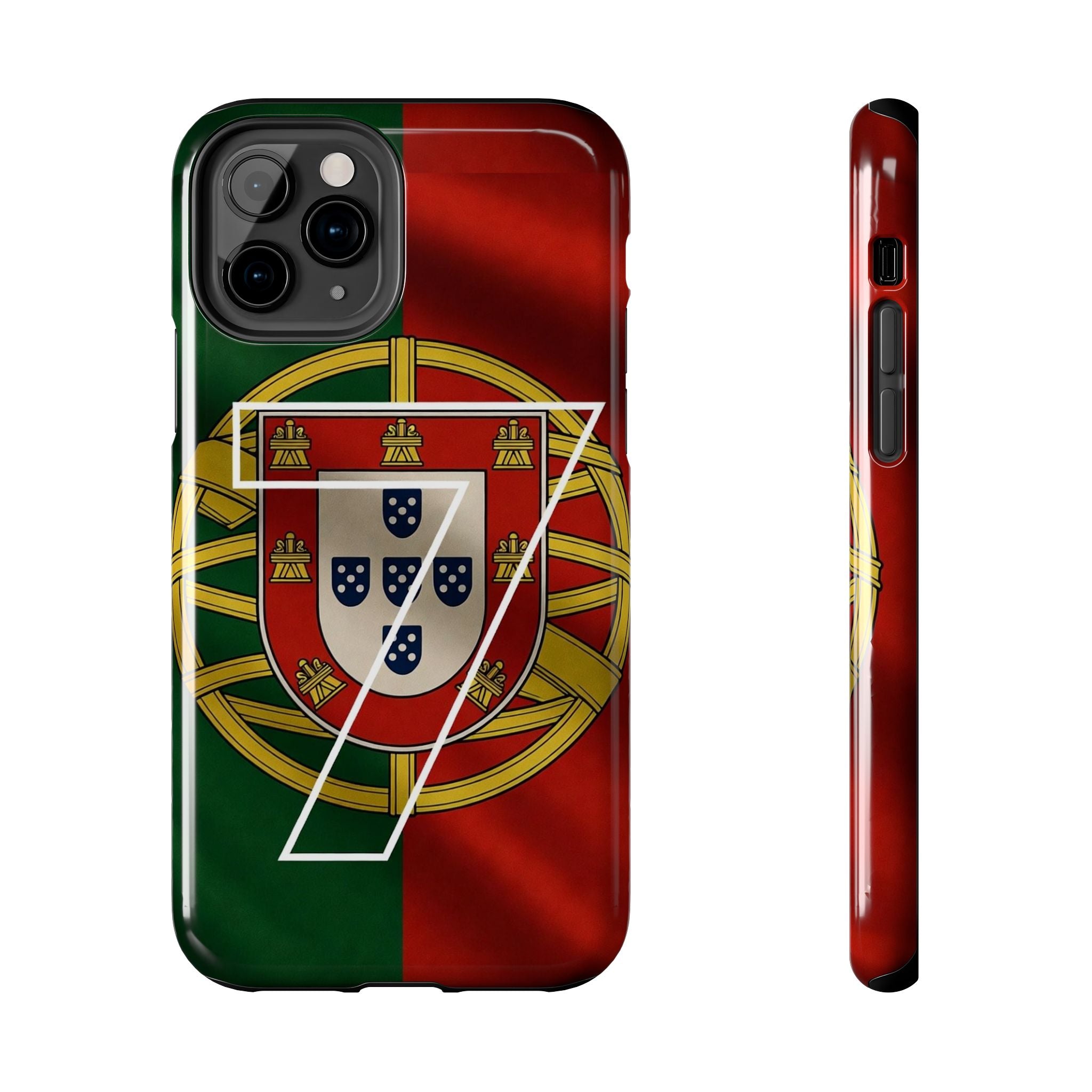 Portugal Flag Number 7 Phone Case