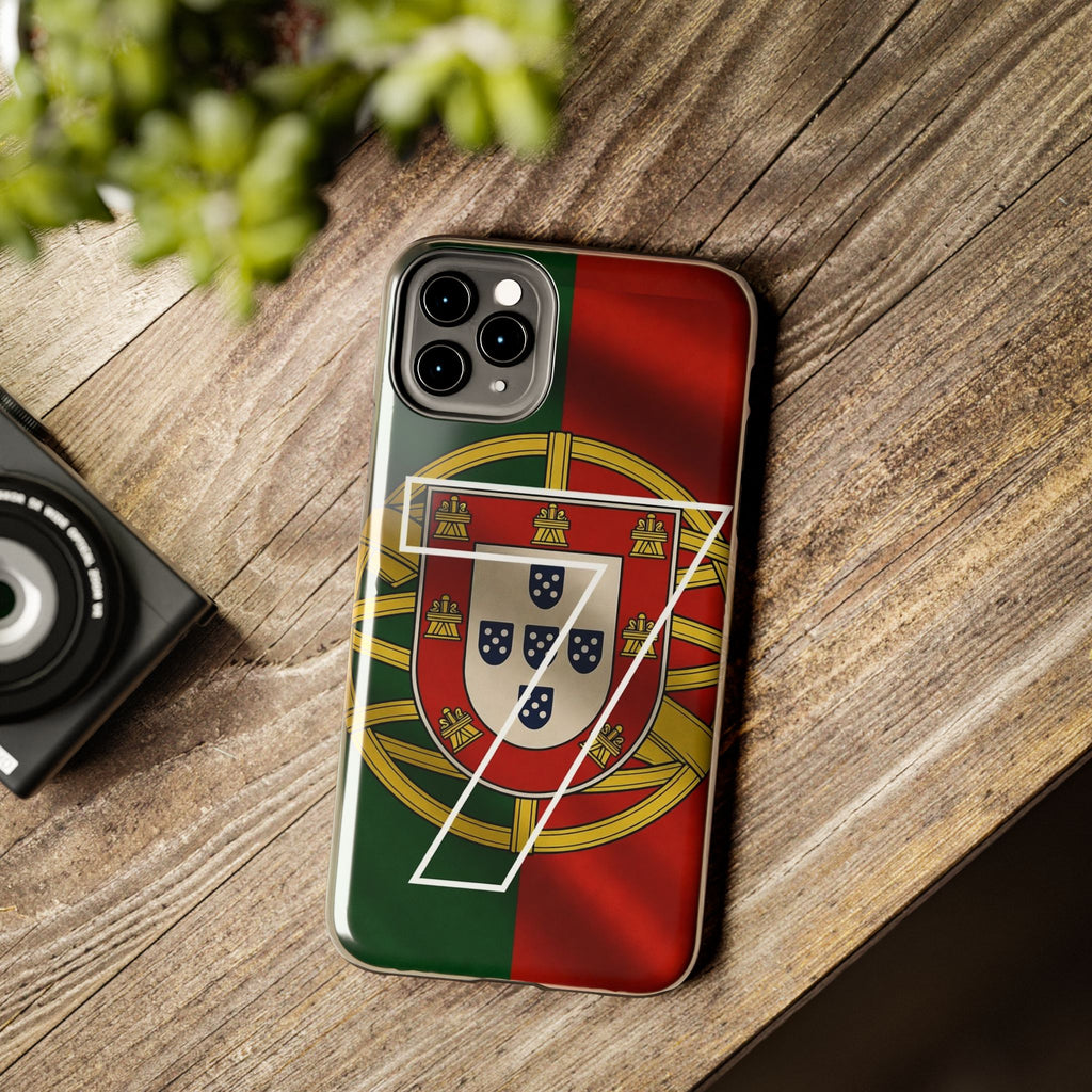 Portugal Flag Number 7 Phone Case