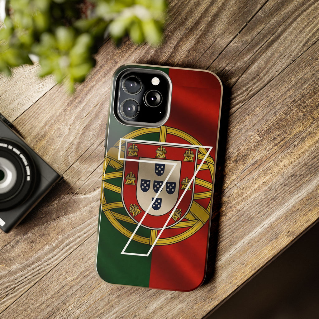 Portugal Flag Number 7 Phone Case