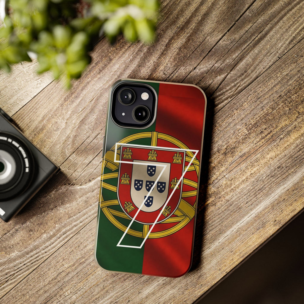 Portugal Flag Number 7 Phone Case