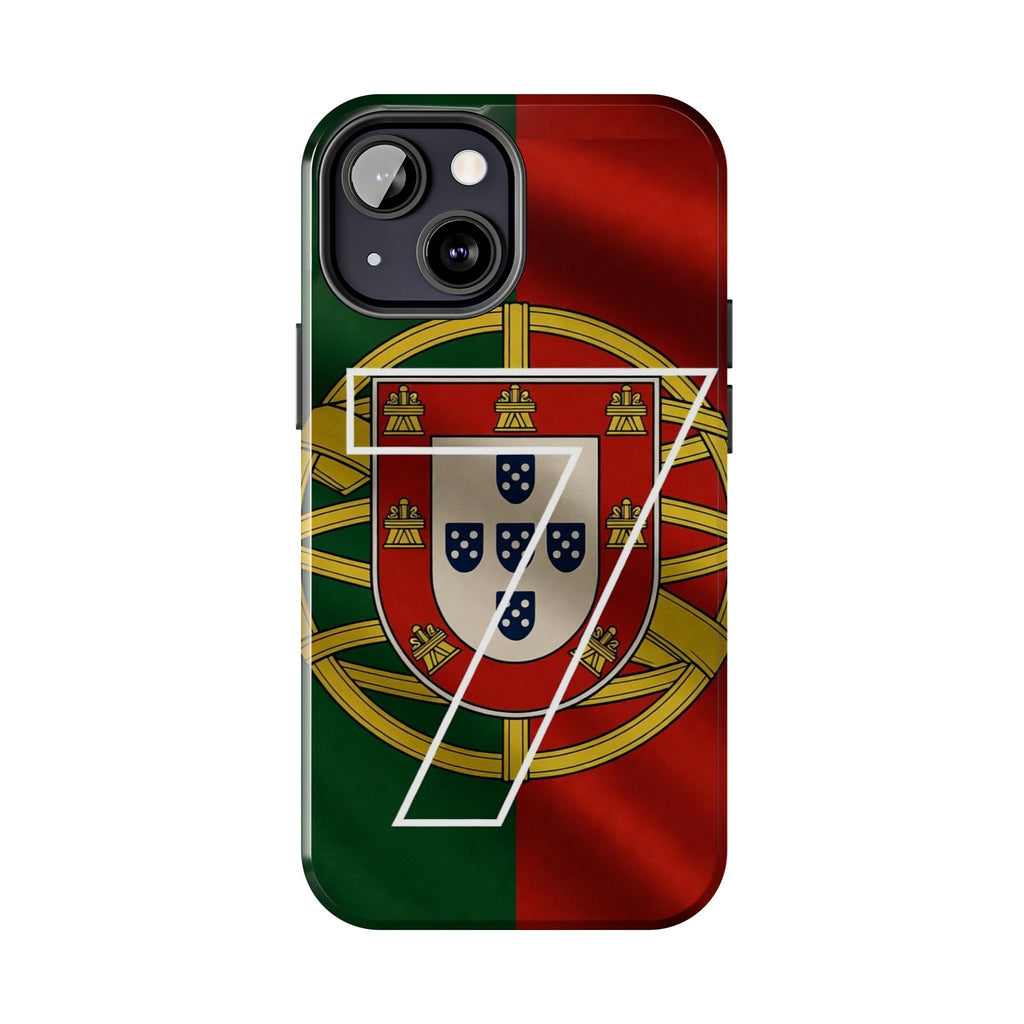 Portugal Flag Number 7 Phone Case