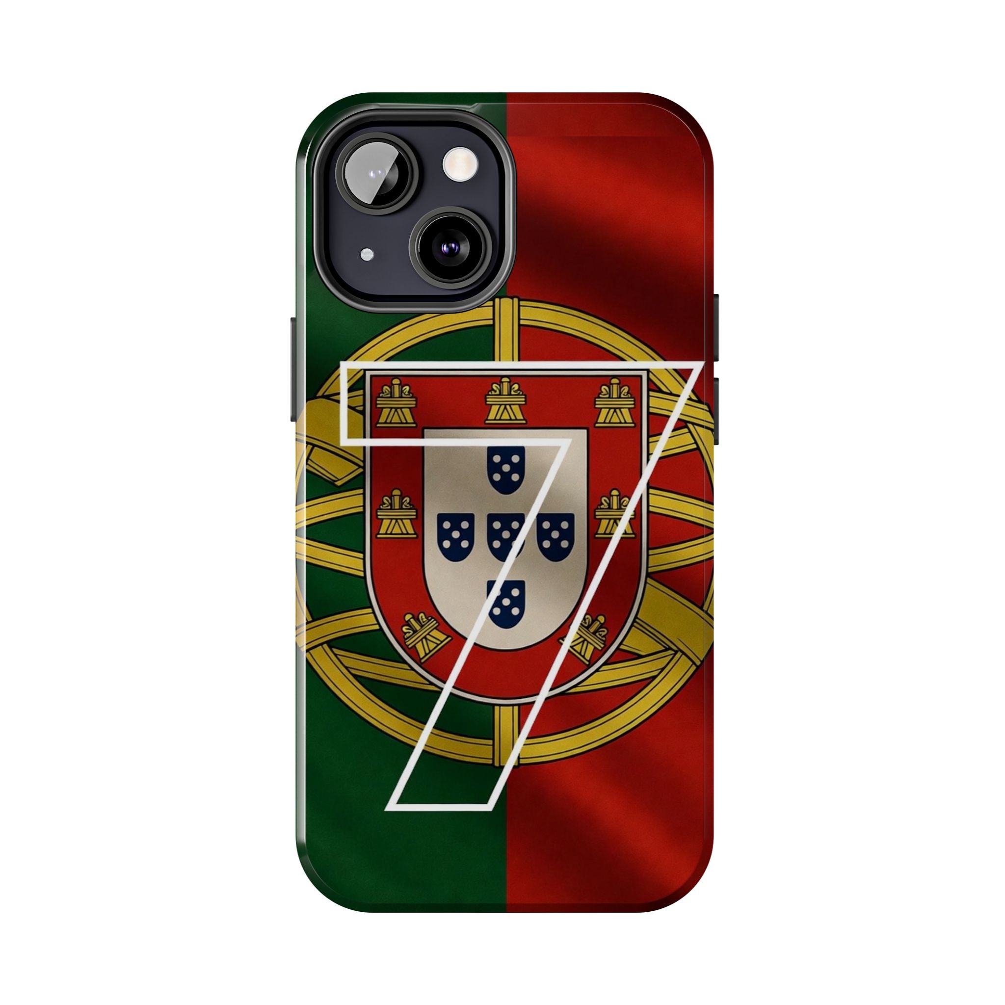 Portugal Flag Number 7 Phone Case