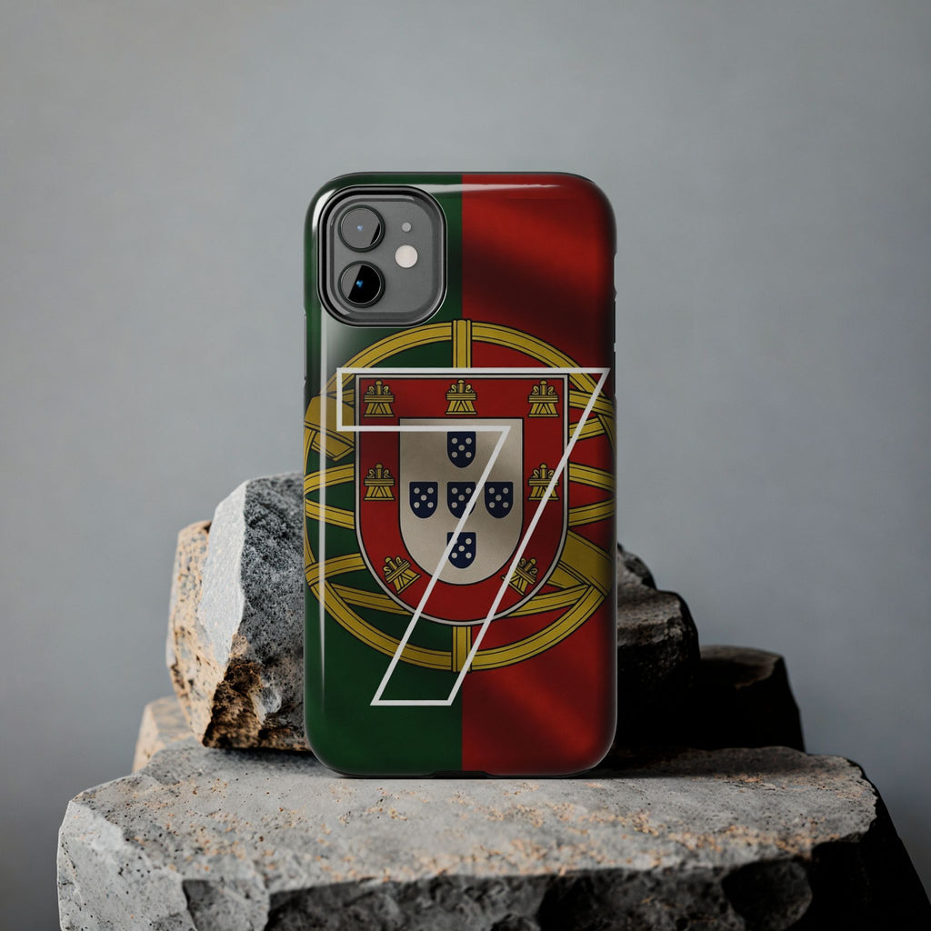 Portugal Flag Number 7 Phone Case