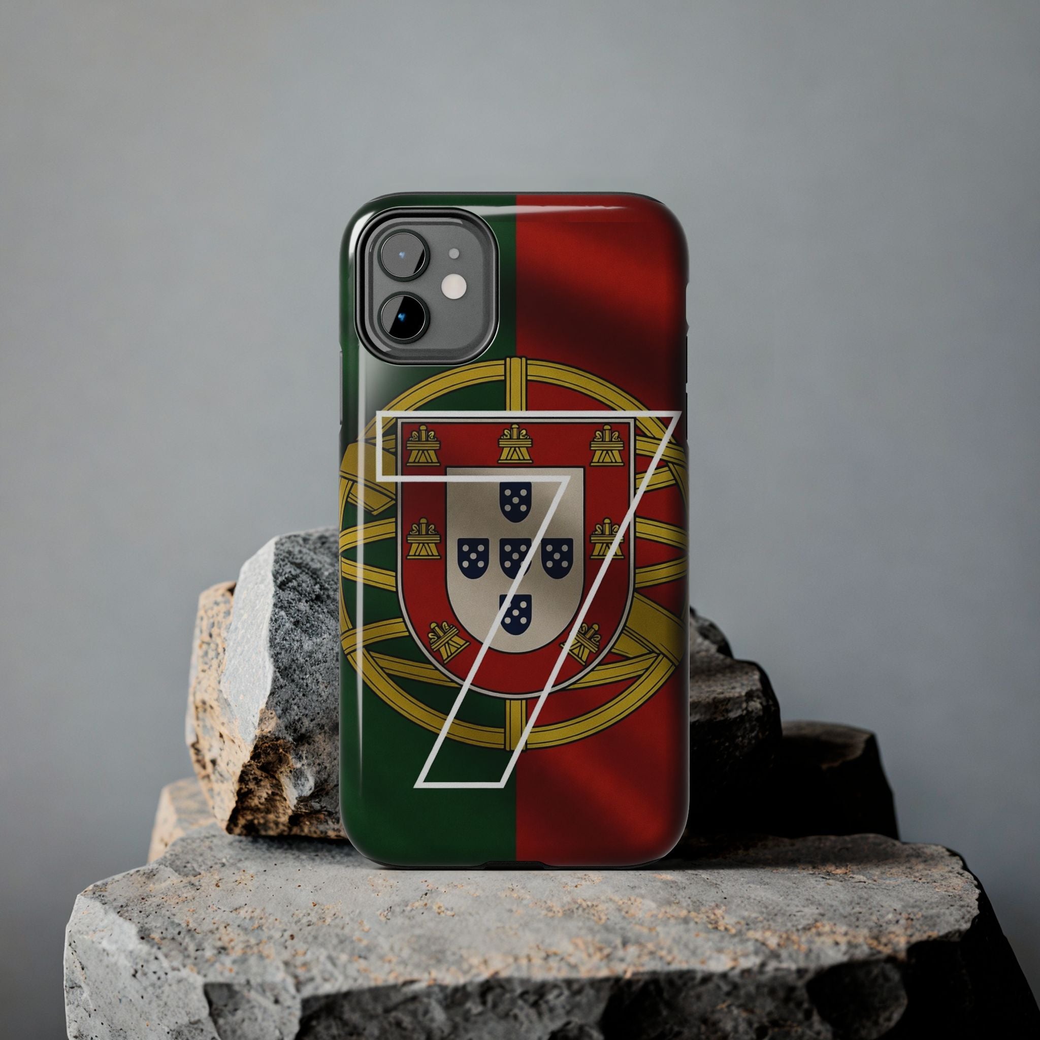 Portugal Flag Number 7 Phone Case