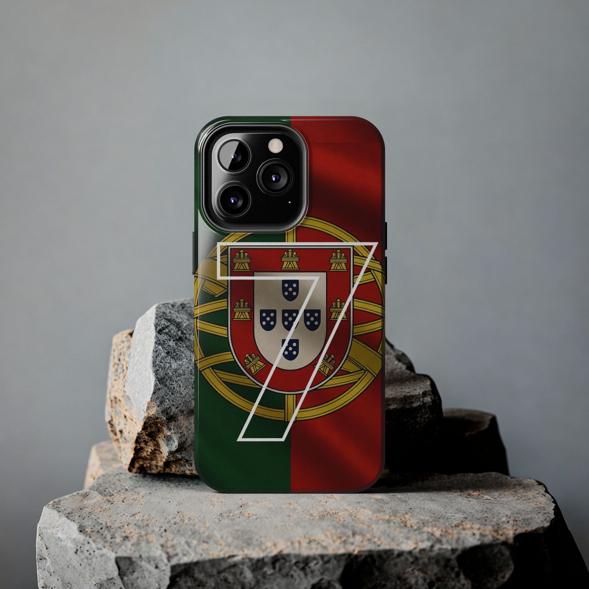 Portugal Flag Number 7 Phone Case
