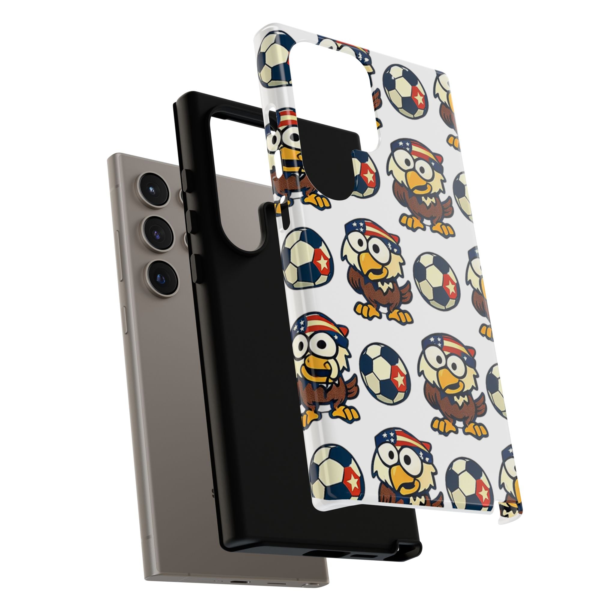 Eagle Soccer Pattern Phone Case