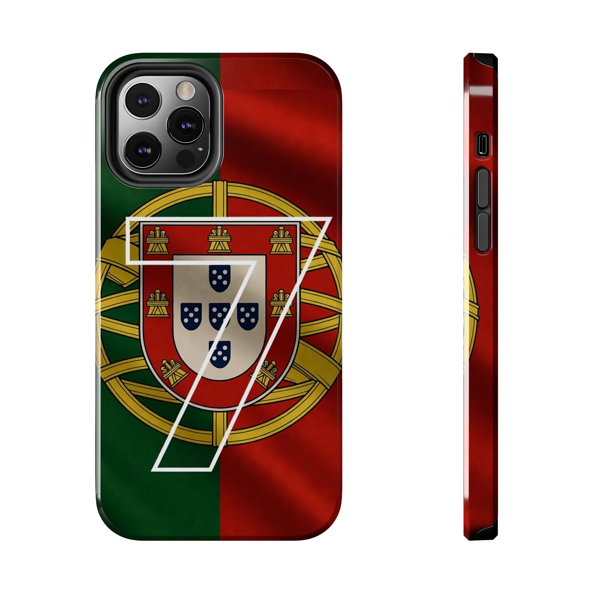 Portugal Flag Number 7 Phone Case