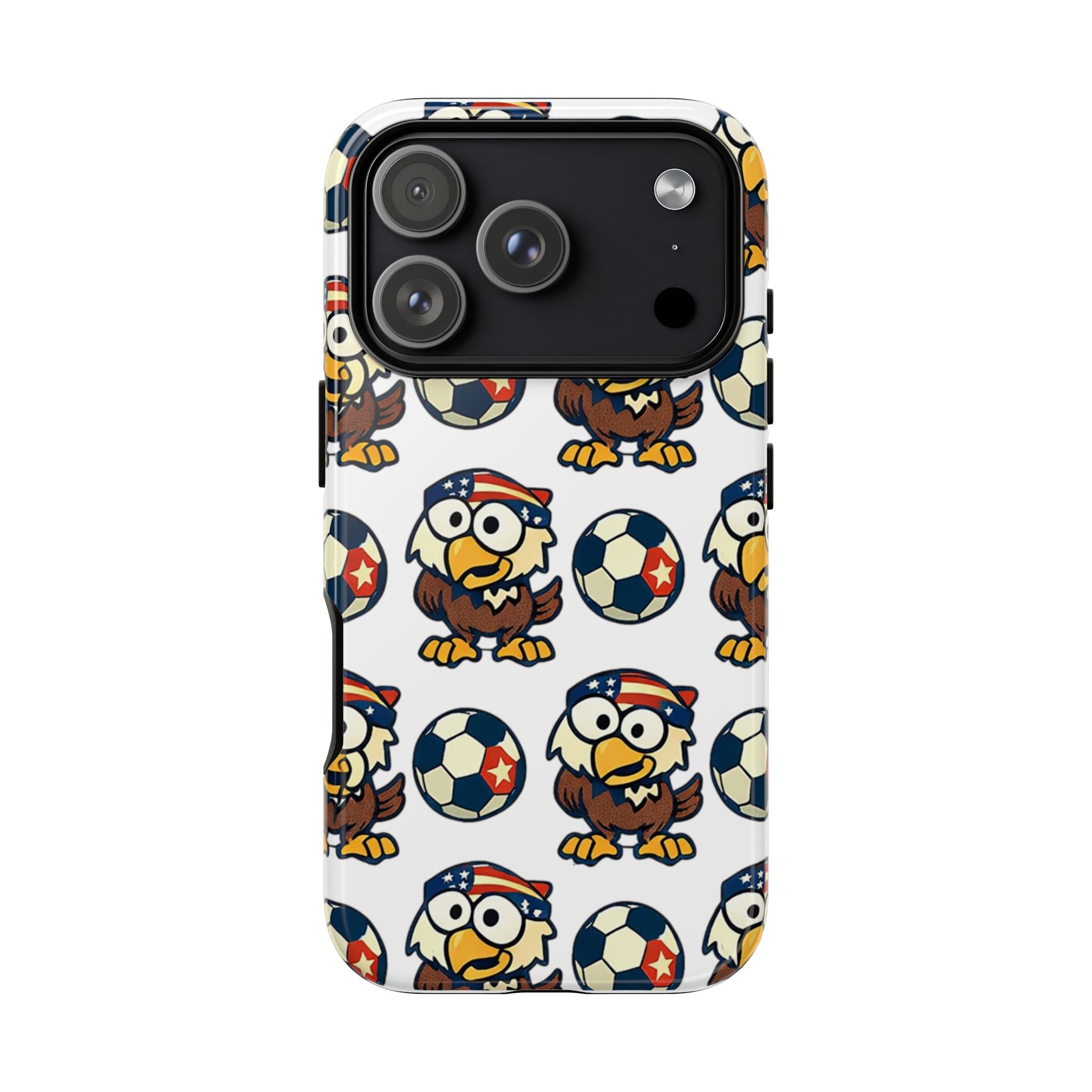 Eagle Soccer Pattern Phone Case