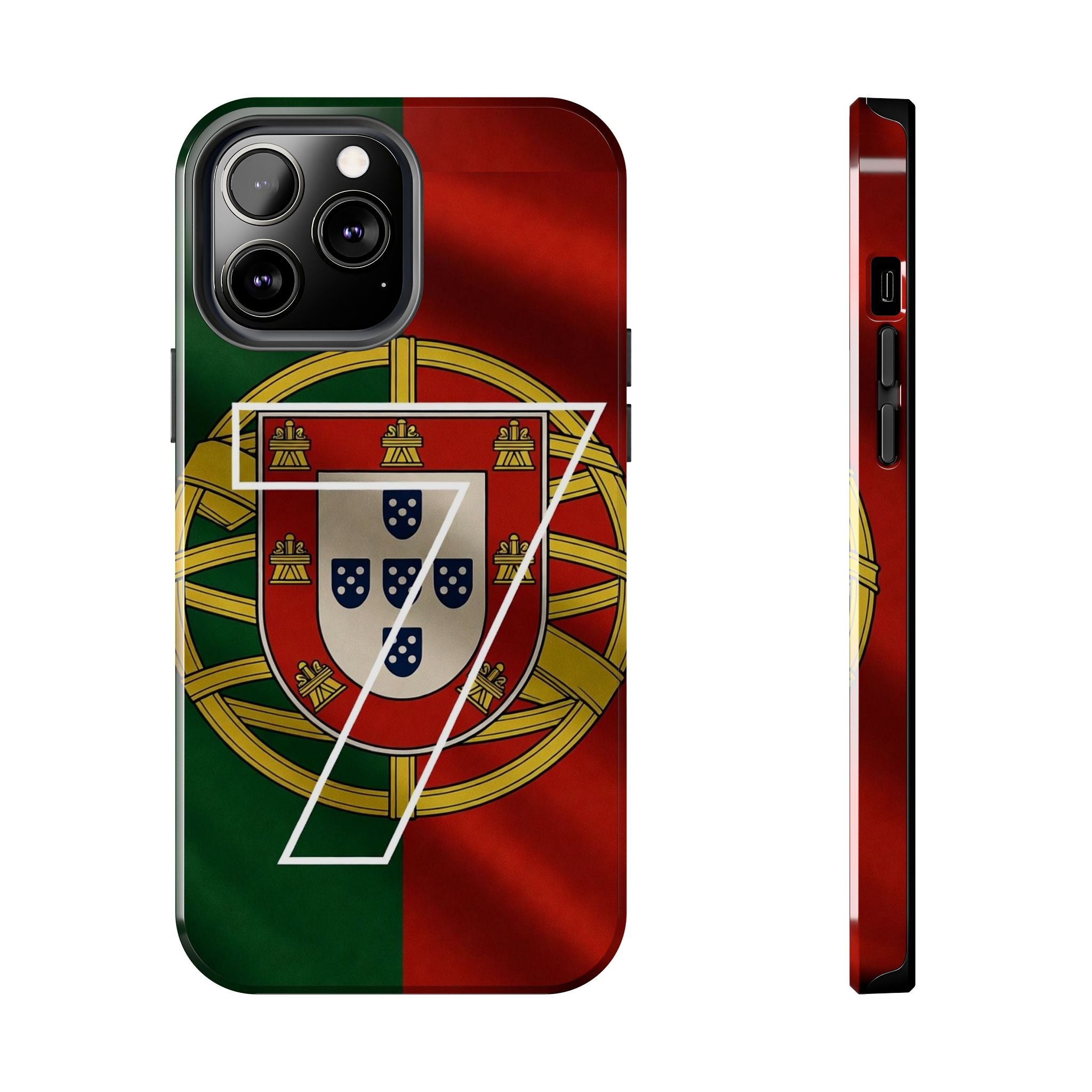 Portugal Flag Number 7 Phone Case