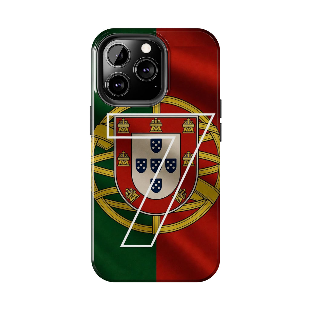 Portugal Flag Number 7 Phone Case