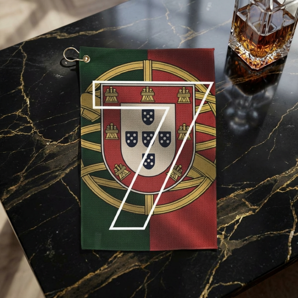 Portugal Flag Golf Towel