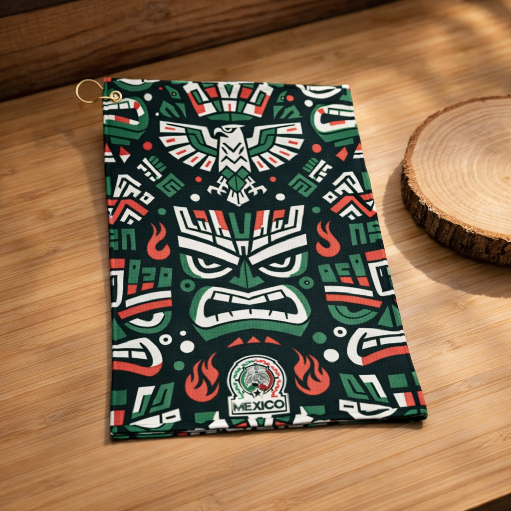 Mexico Tribal Golf Towel