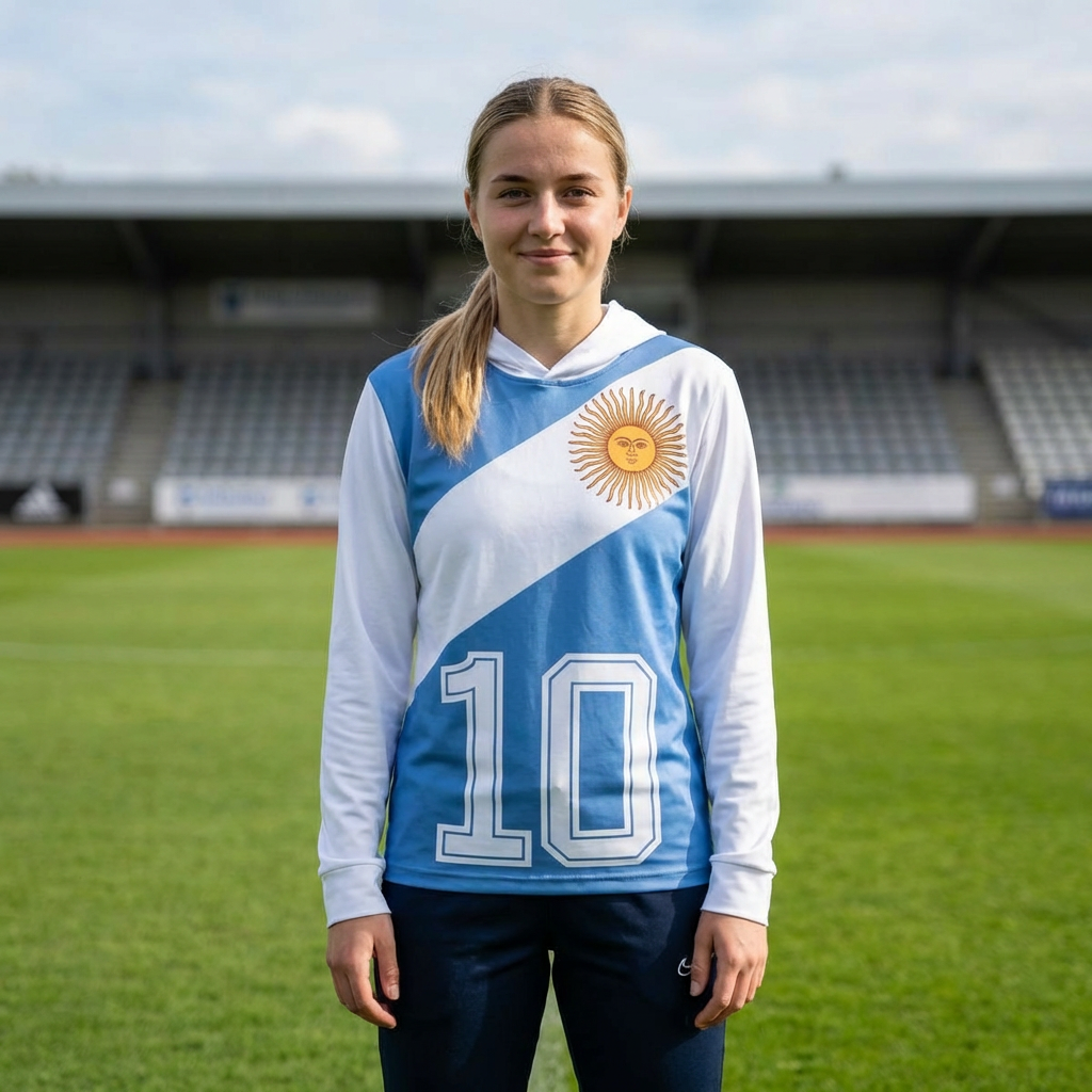 Argentina #10 Warmup Hoodie