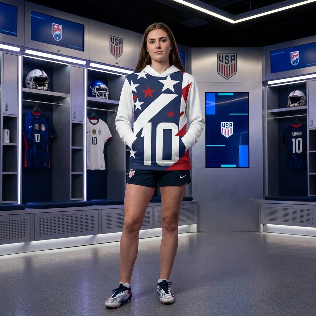 Patriotic #10 Warmup Hoodie