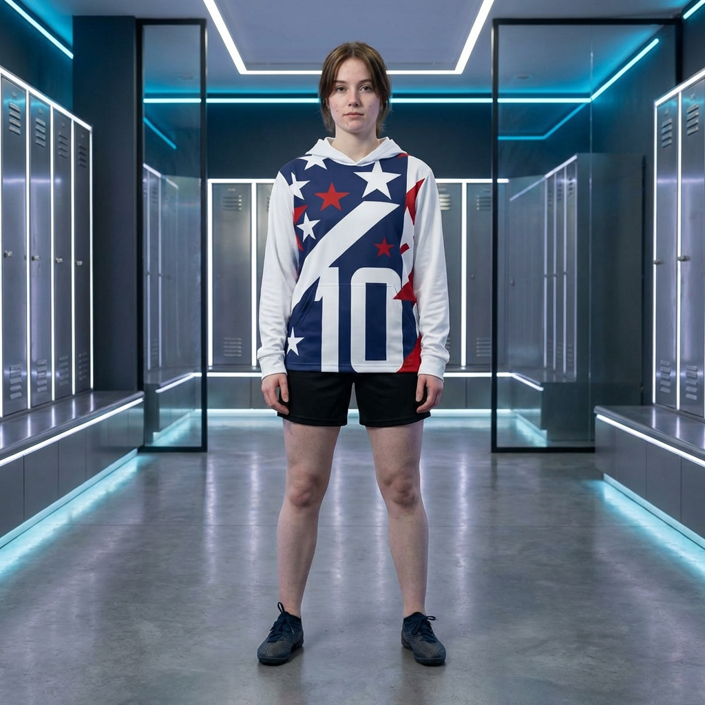 Patriotic #10 Warmup Hoodie