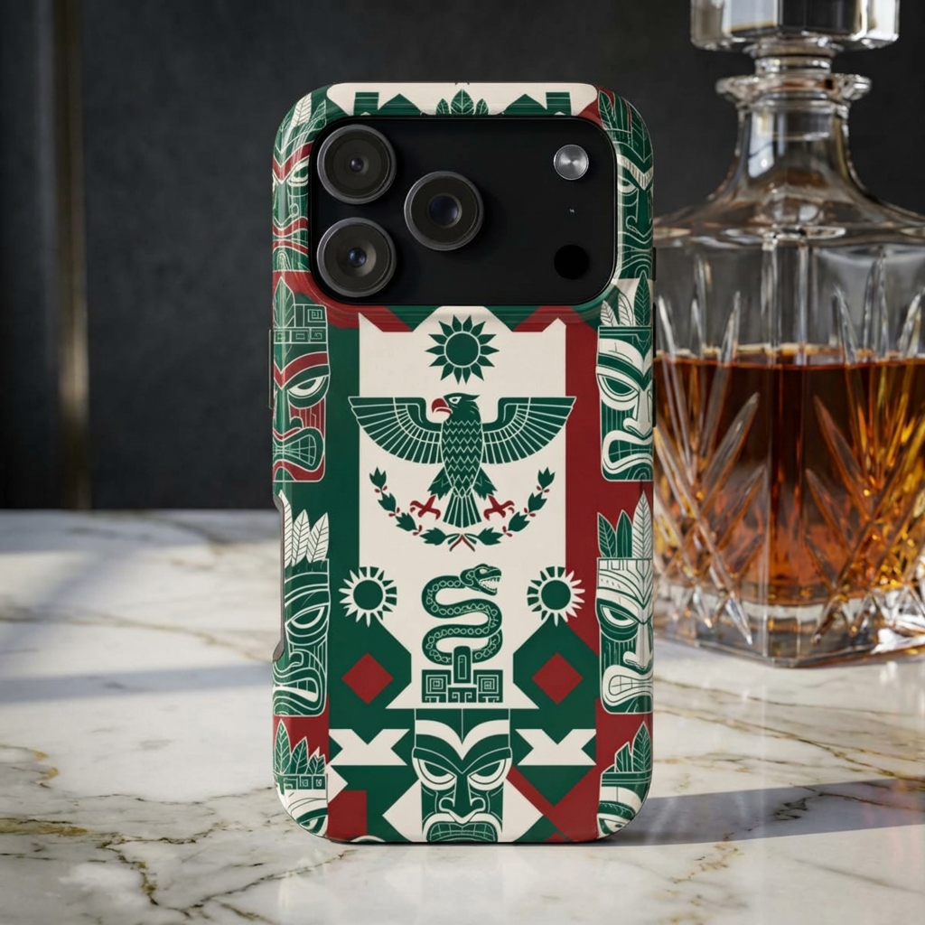 Aztec Eagle & Serpent  Phone Case
