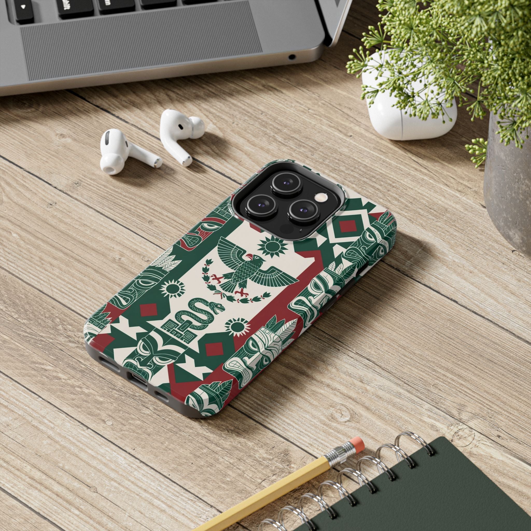 Aztec Eagle & Serpent  Phone Case