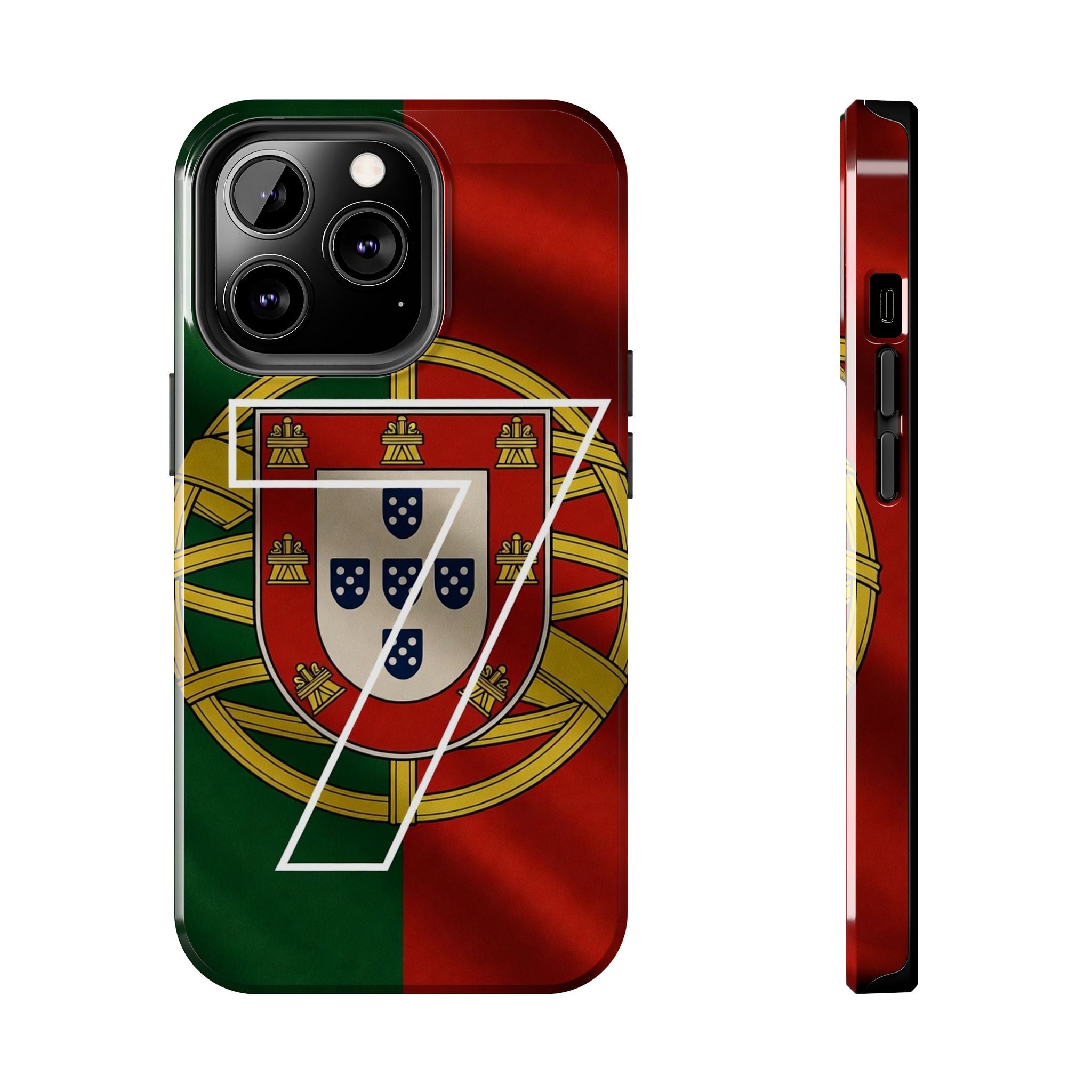 Portugal Flag Number 7 Phone Case